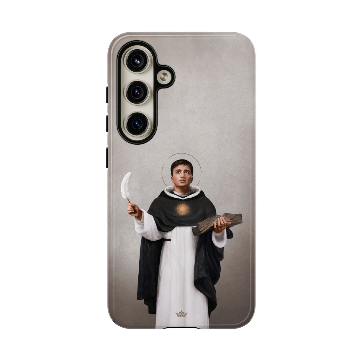 St. Thomas Aquinas Hard Phone Case (Light) Copyright VENXARA