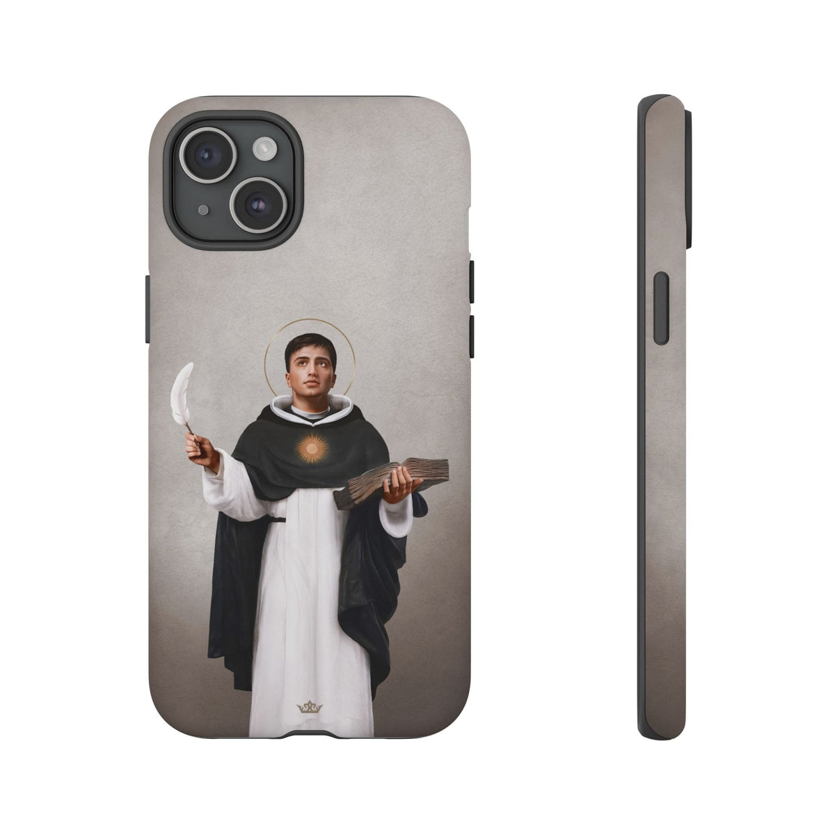 St. Thomas Aquinas Hard Phone Case (Light) Copyright VENXARA