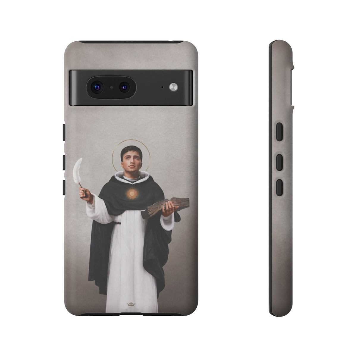 St. Thomas Aquinas Hard Phone Case (Light) Copyright VENXARA