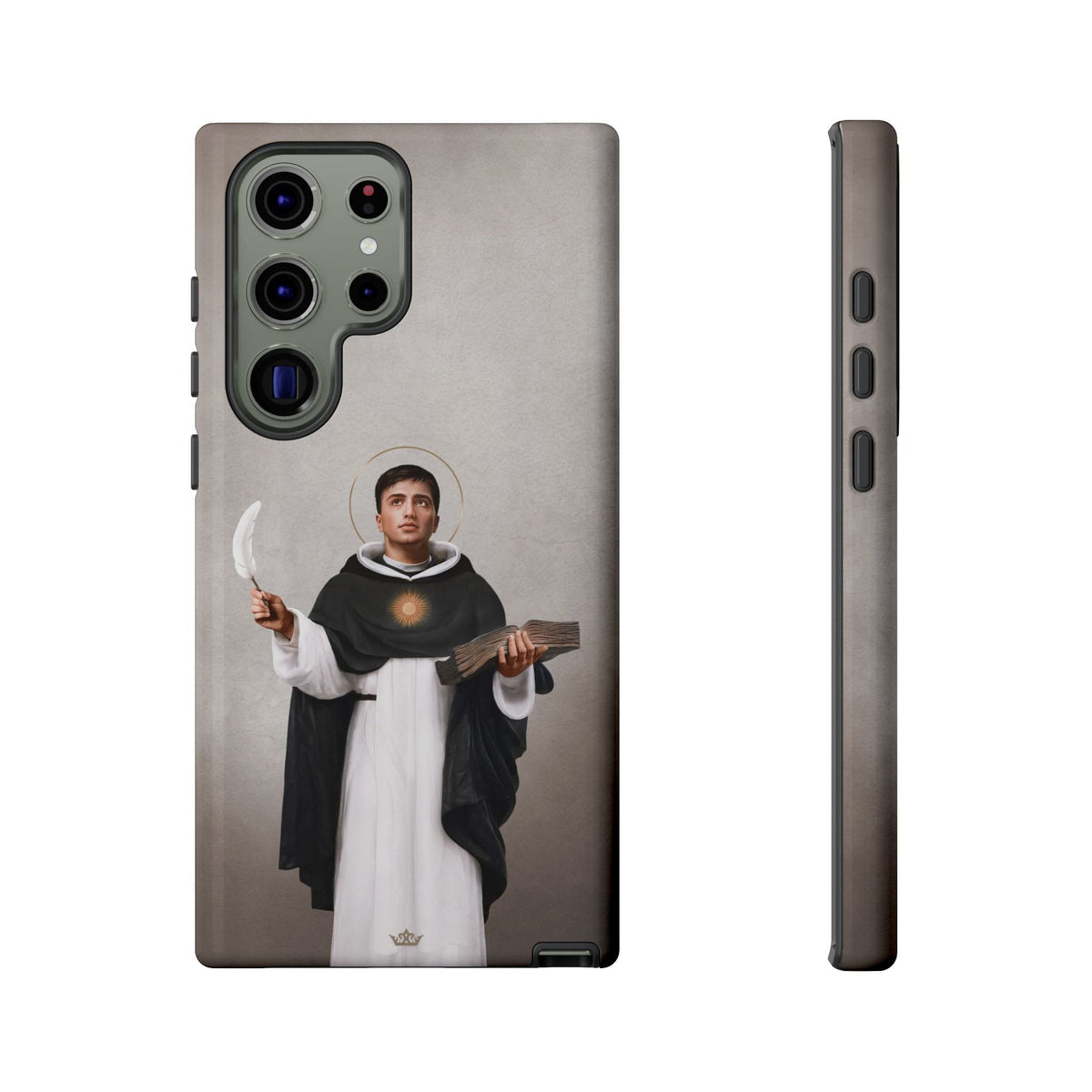 St. Thomas Aquinas Hard Phone Case (Light) Copyright VENXARA