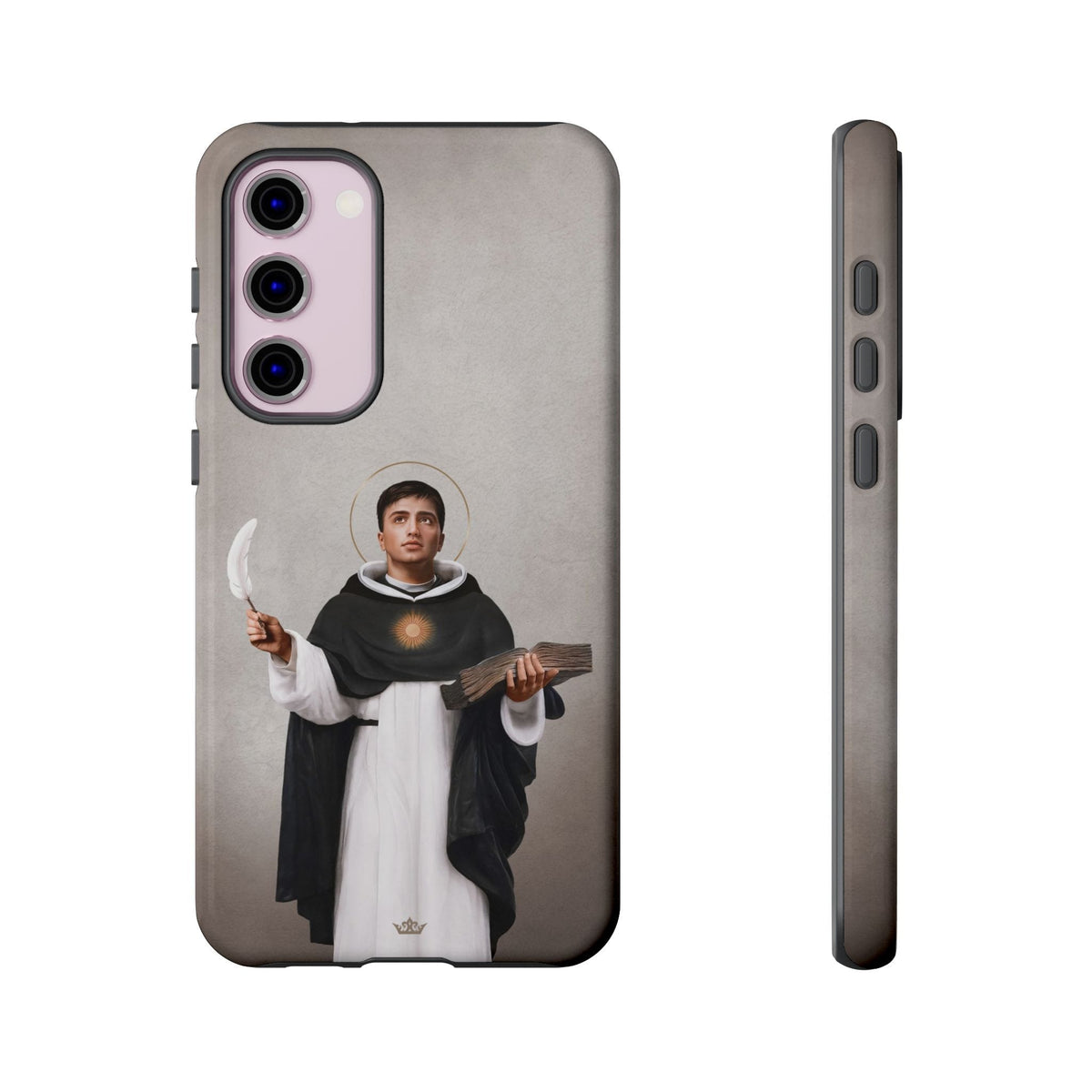 St. Thomas Aquinas Hard Phone Case (Light) Copyright VENXARA