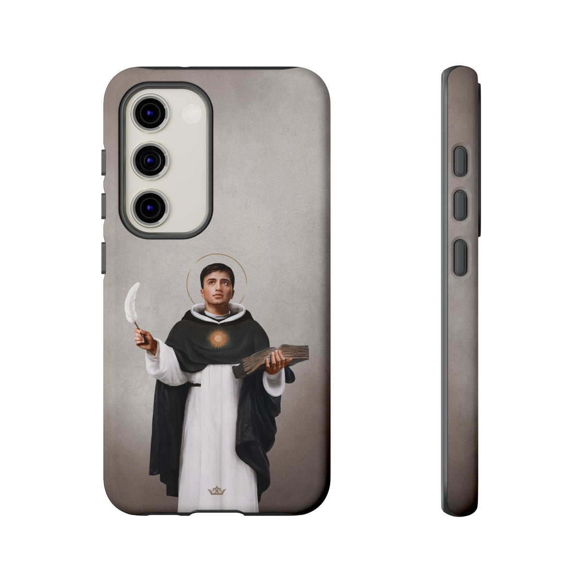 St. Thomas Aquinas Hard Phone Case (Light) Copyright VENXARA