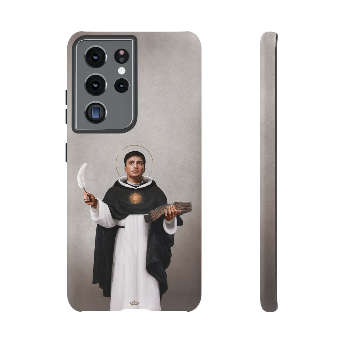 St. Thomas Aquinas Hard Phone Case (Light) Copyright VENXARA