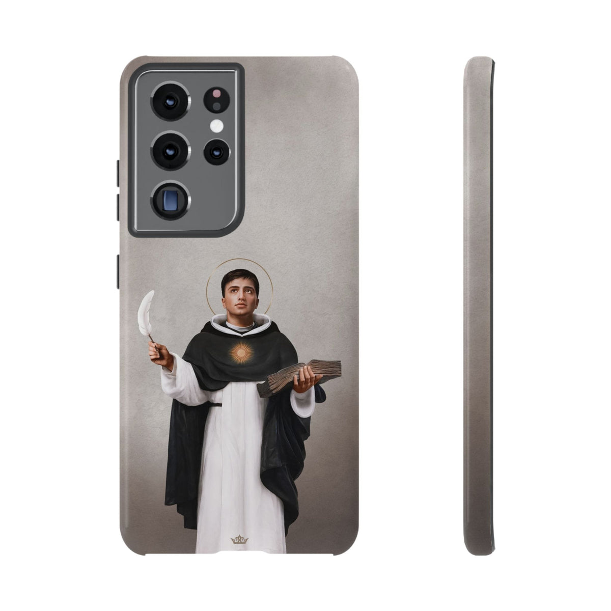 St. Thomas Aquinas Hard Phone Case (Light) Copyright VENXARA