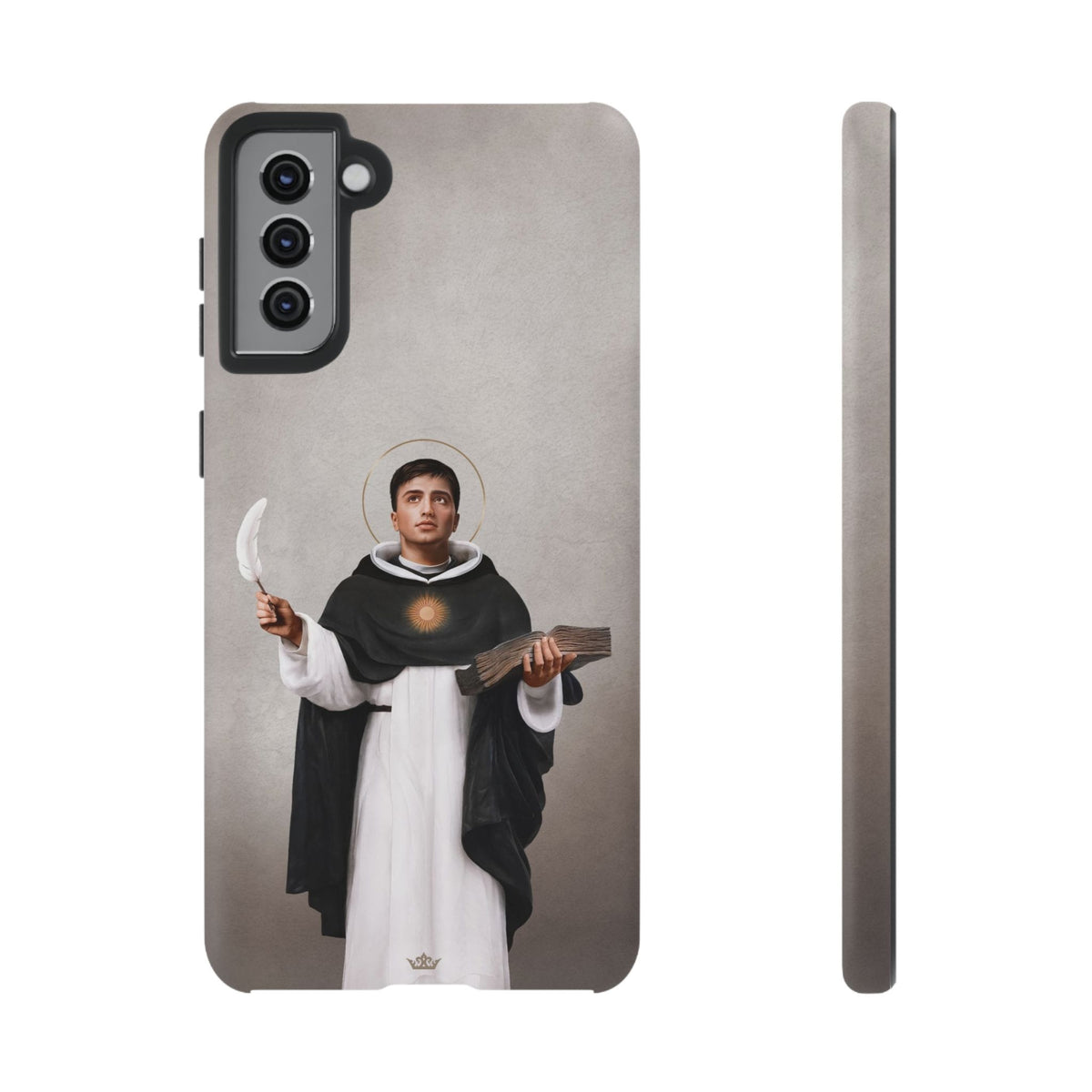 St. Thomas Aquinas Hard Phone Case (Light) Copyright VENXARA