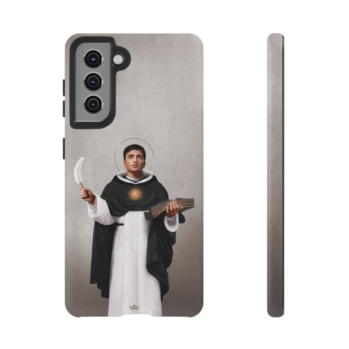 St. Thomas Aquinas Hard Phone Case (Light) Copyright VENXARA
