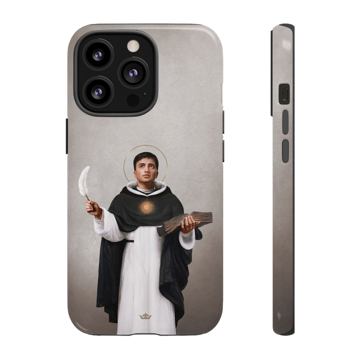St. Thomas Aquinas Hard Phone Case (Light) Copyright VENXARA