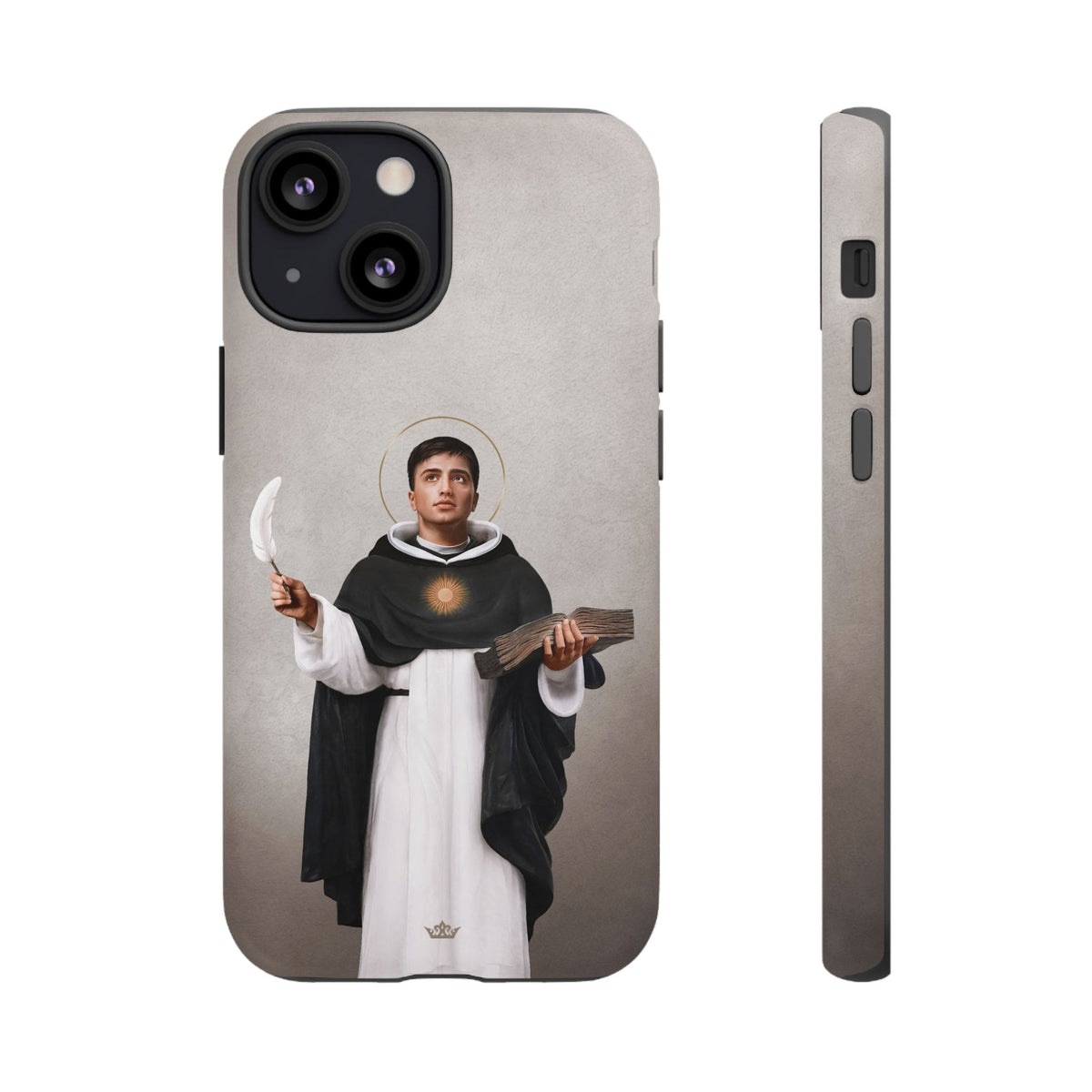 St. Thomas Aquinas Hard Phone Case (Light) Copyright VENXARA