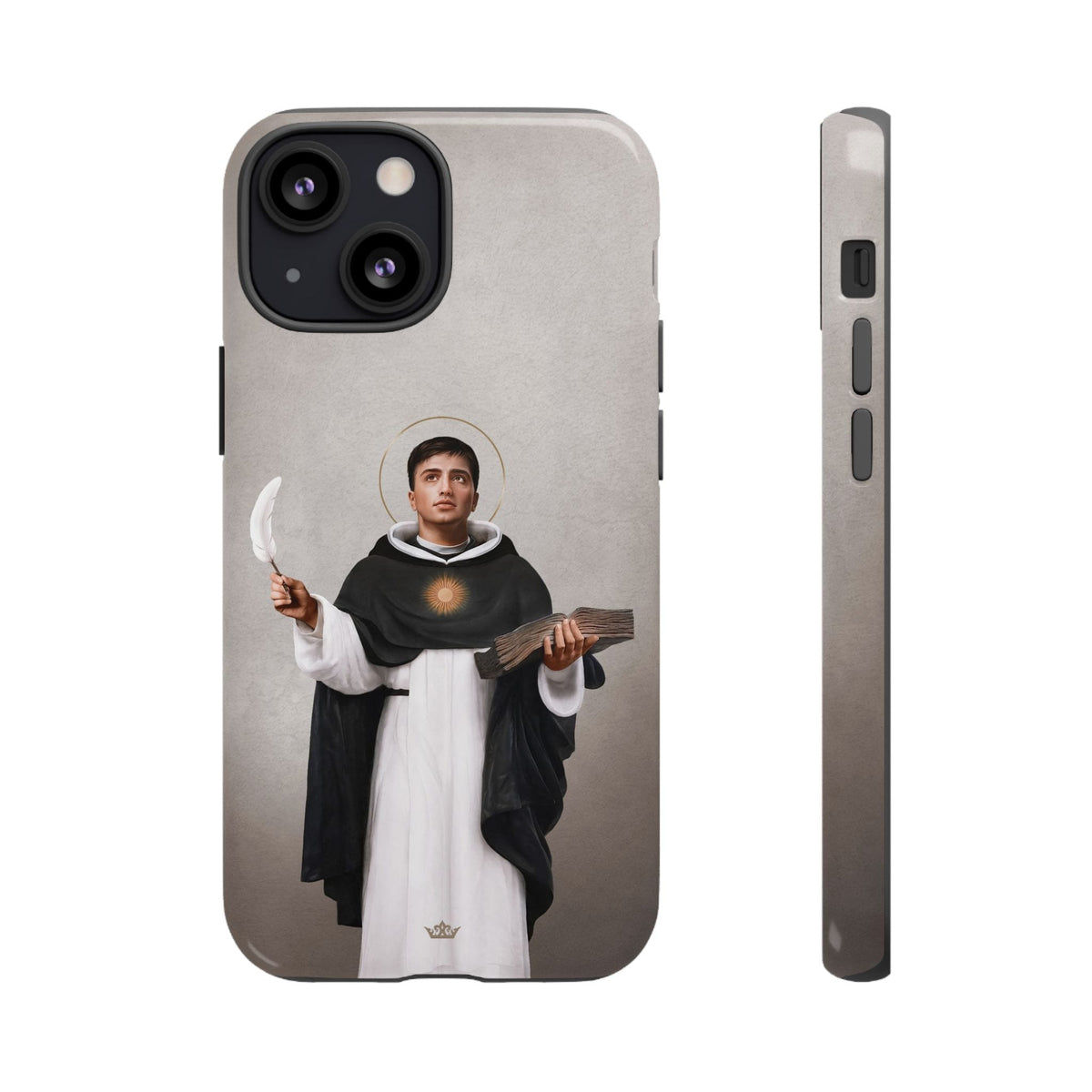 St. Thomas Aquinas Hard Phone Case (Light) Copyright VENXARA