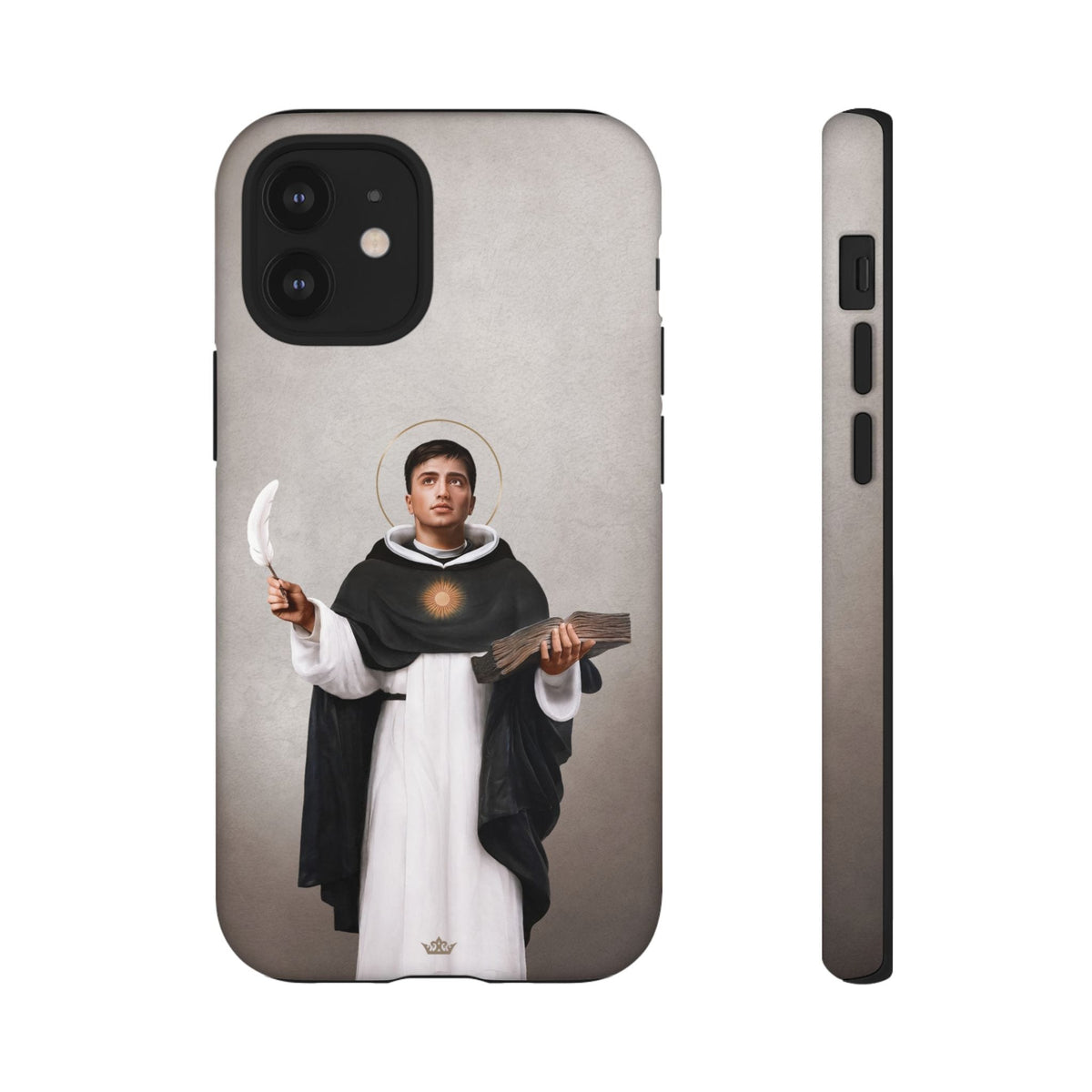 St. Thomas Aquinas Hard Phone Case (Light) Copyright VENXARA