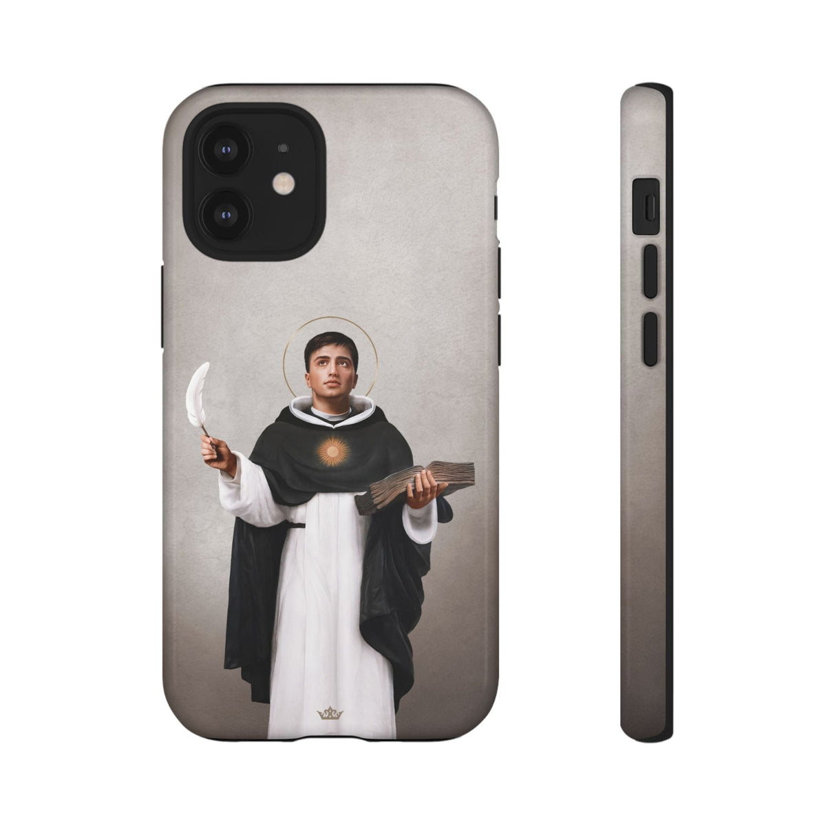 St. Thomas Aquinas Hard Phone Case (Light) Copyright VENXARA