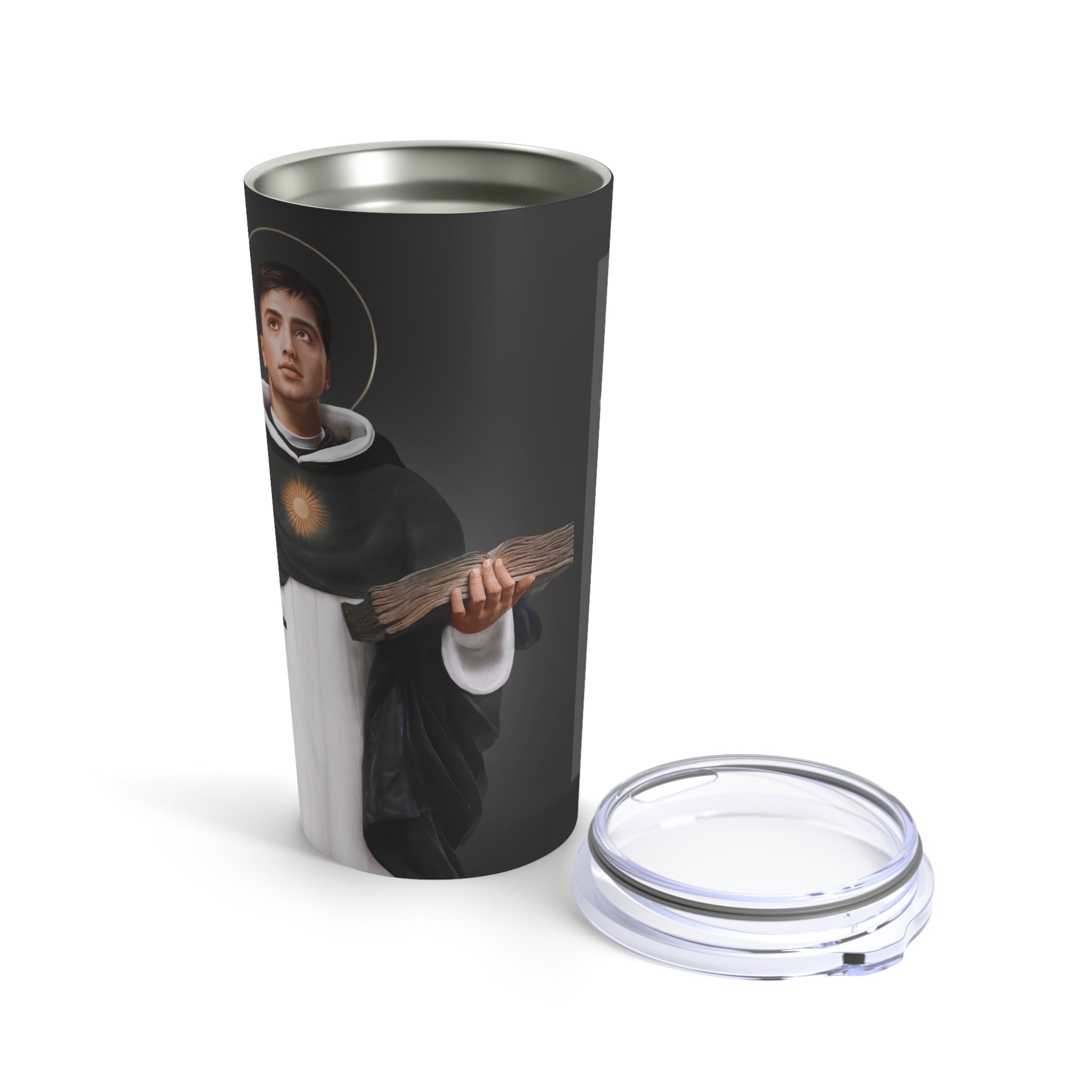 St. Thomas Aquinas Lord's Prayer Tumbler 20 oz. (Ash) - VENXARA®