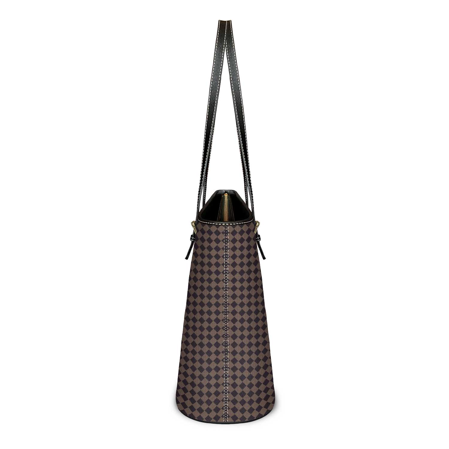 Zulu Tote Bag (Chequered Cocoa) - VENXARA®