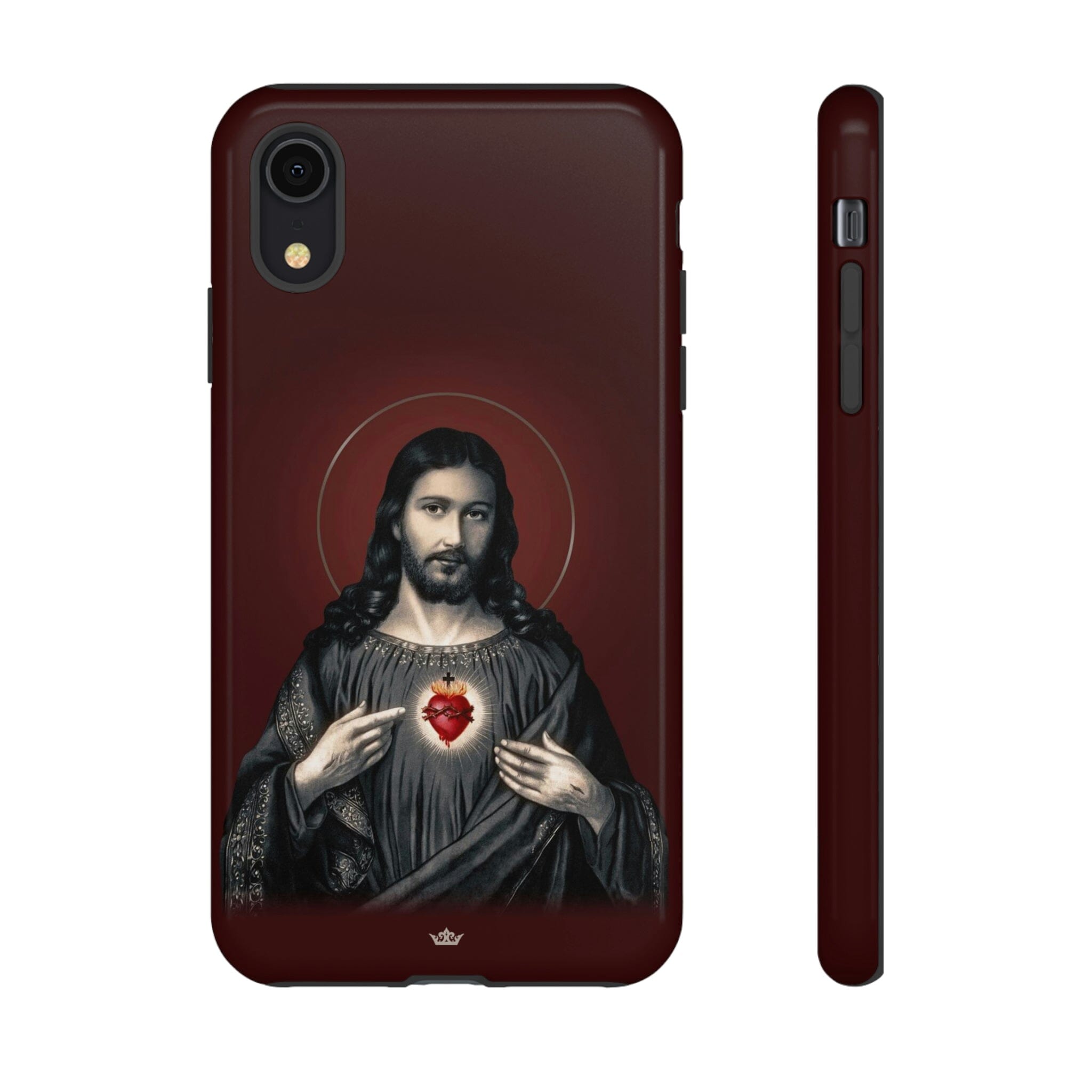 Sacred Heart of Jesus Hard Phone Case (Garnet)