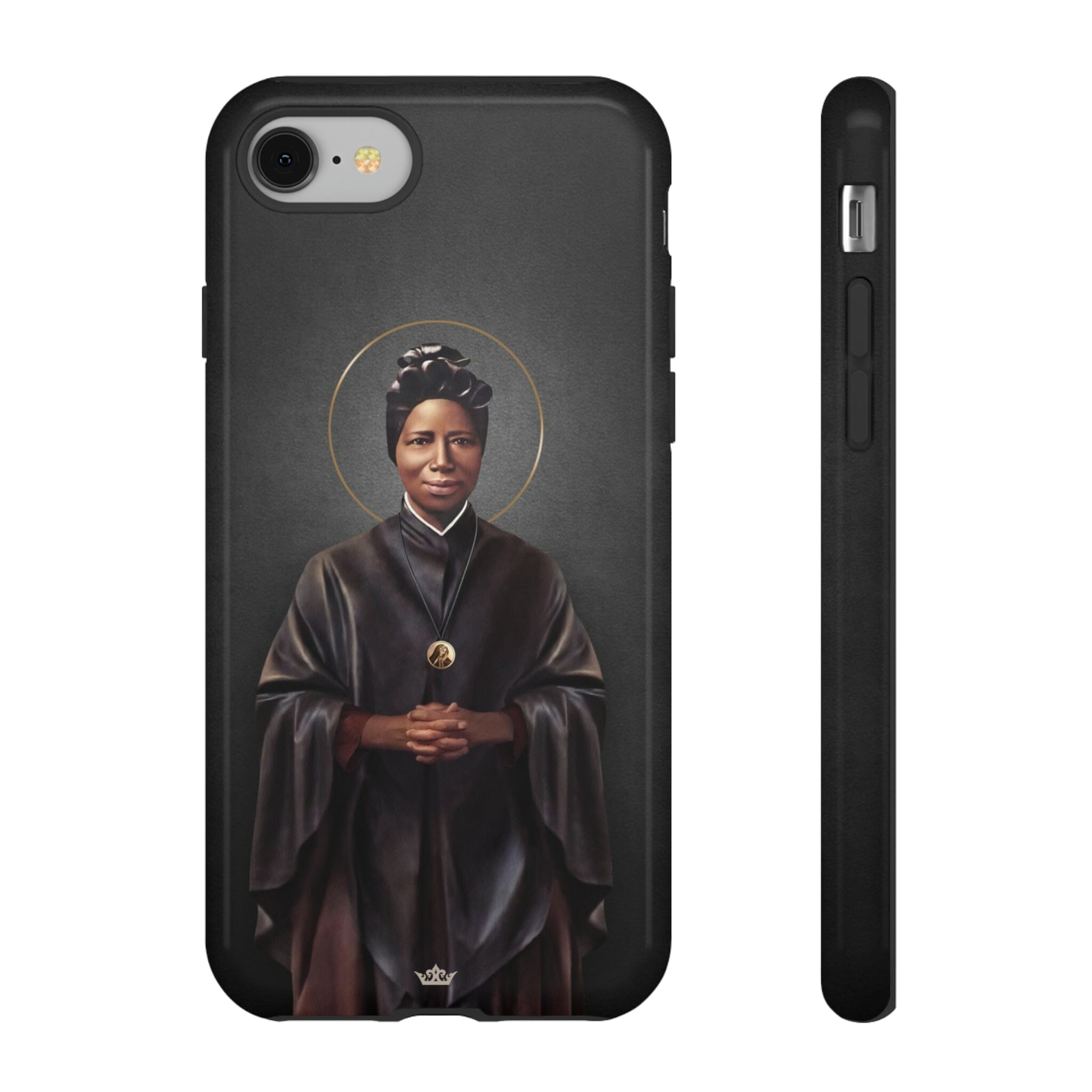 St. Josephine Bakhita Hard Phone Case (Dark)