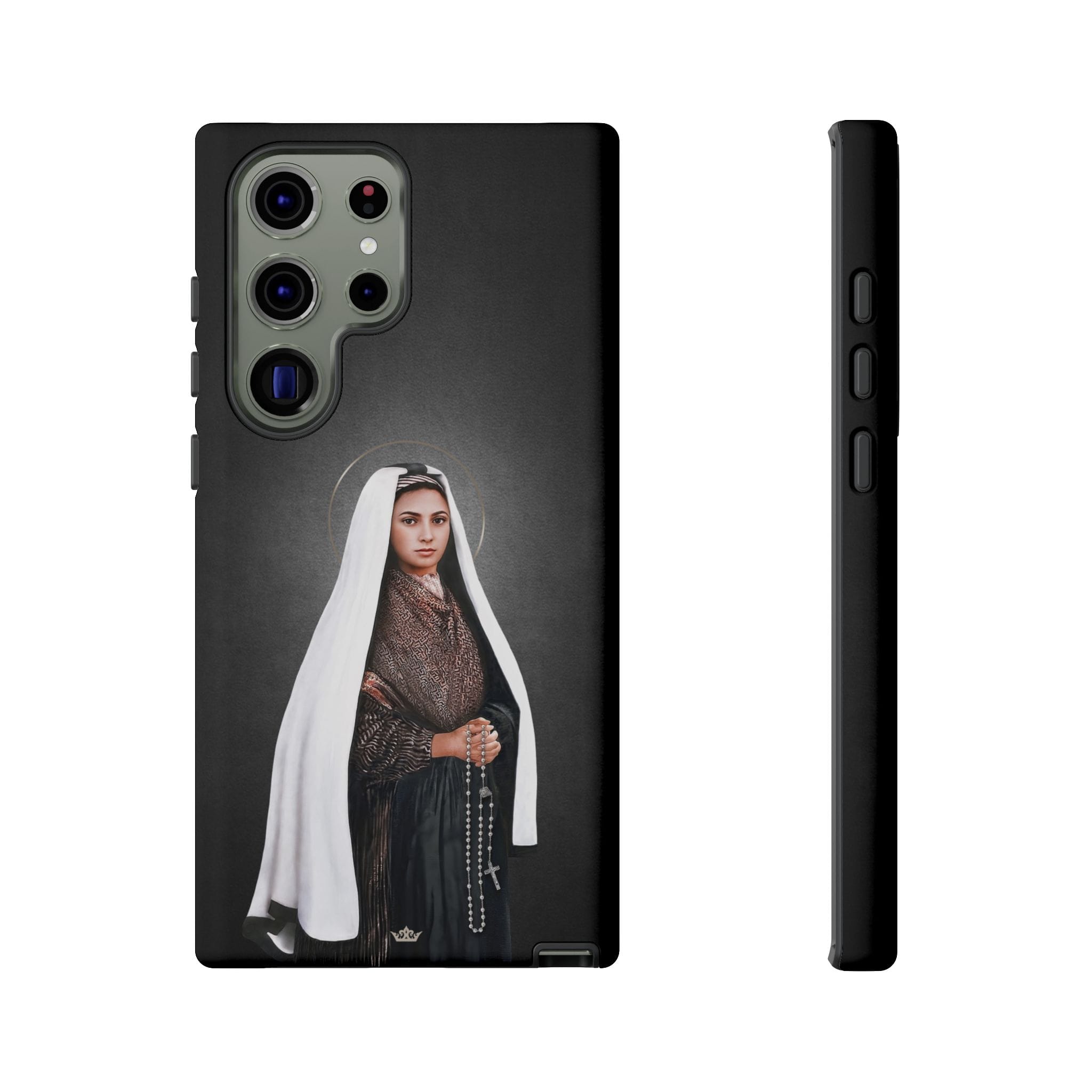 St. Bernadette Hard Phone Case (Dark) Copyright VENXARA