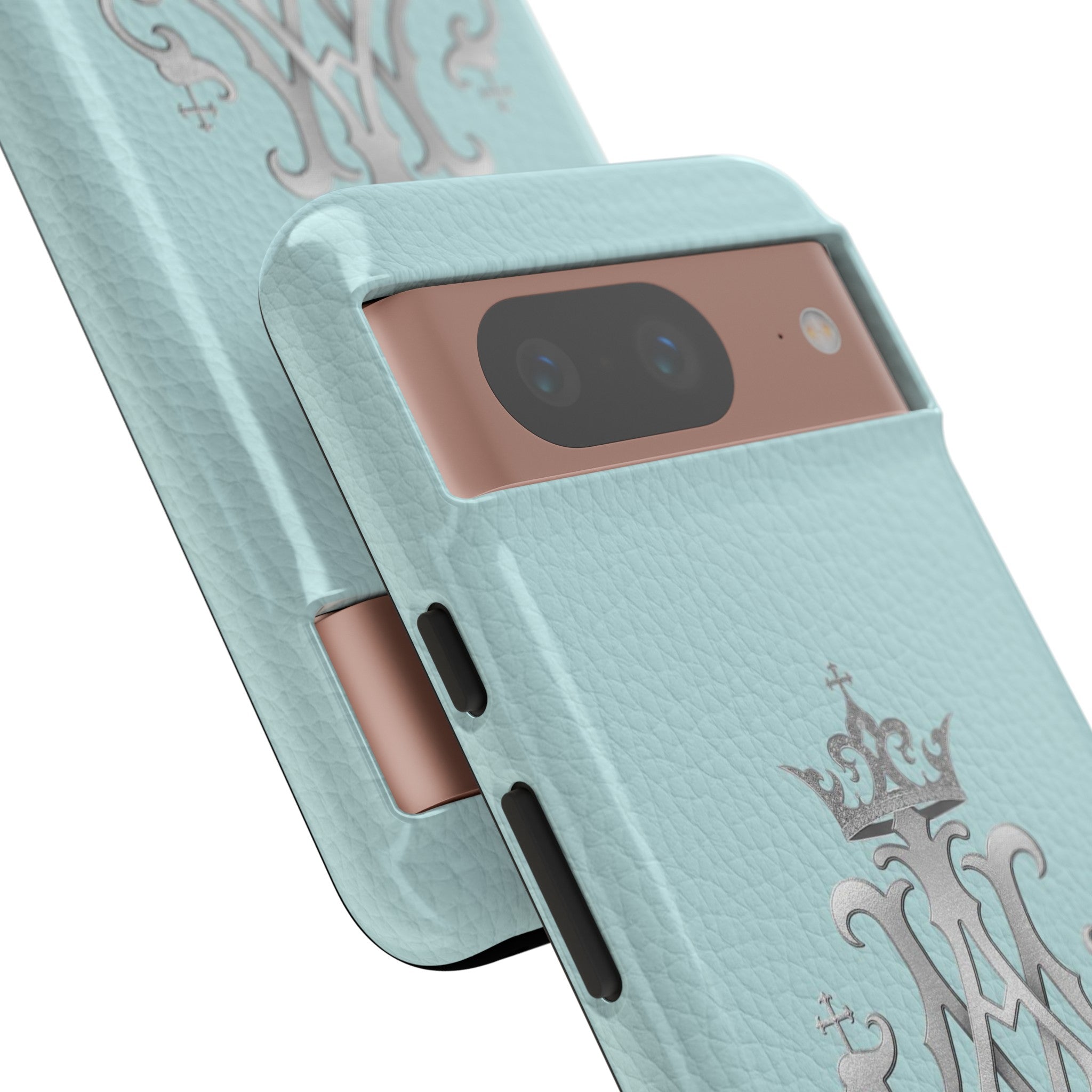 Ave Maria Hard Phone Case (Heavenly Blue)