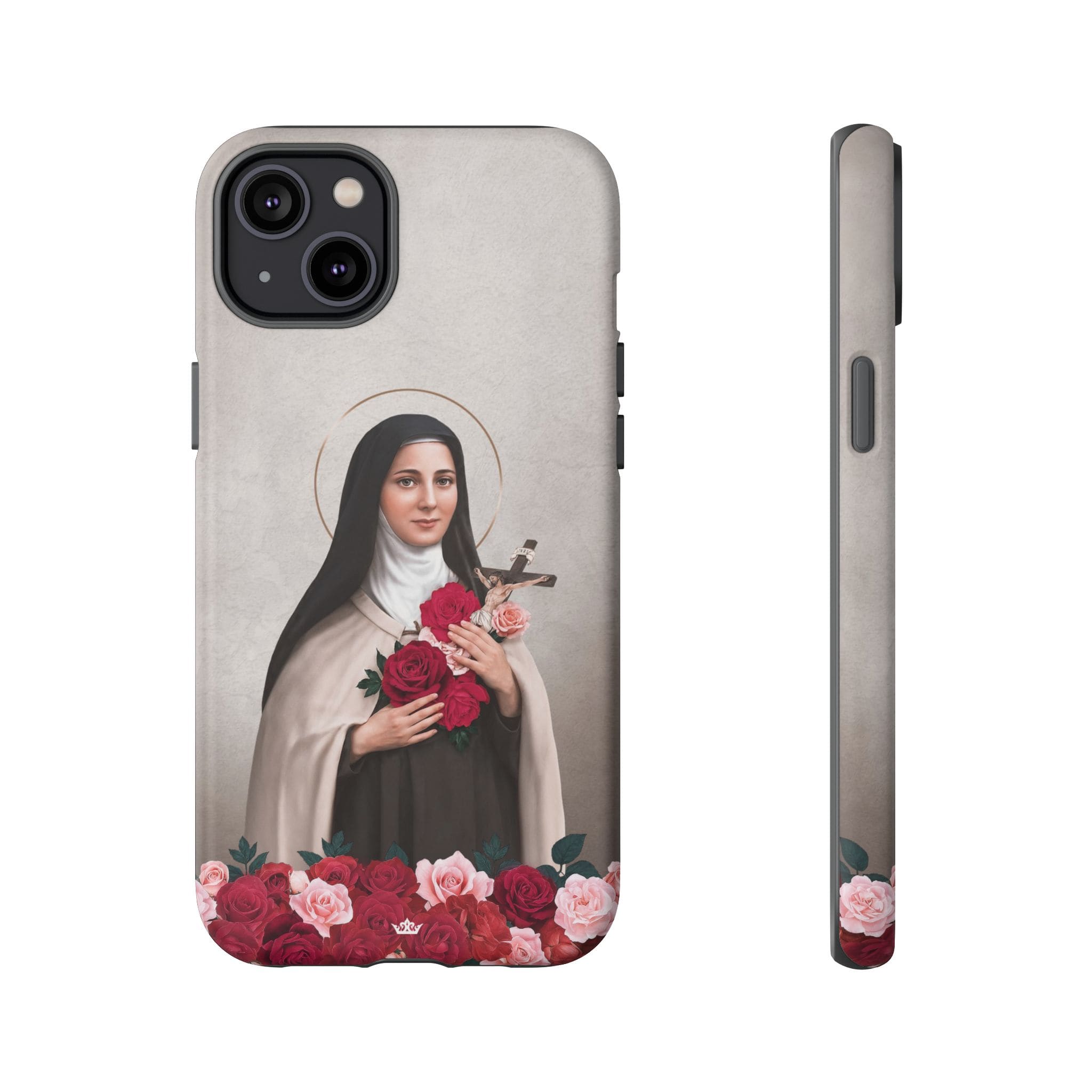 St. Therese of Lisieux Hard Phone Case (Light) Copyright VENXARA