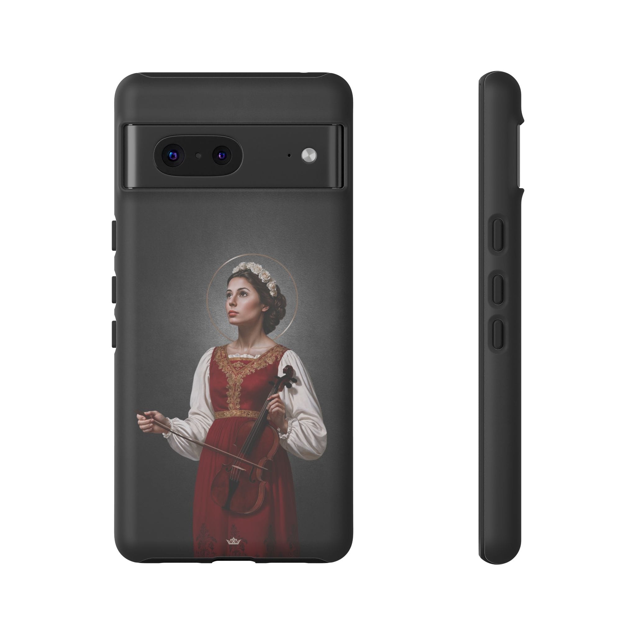 St. Cecilia Hard Phone Case (Dark) Copyright VENXARA
