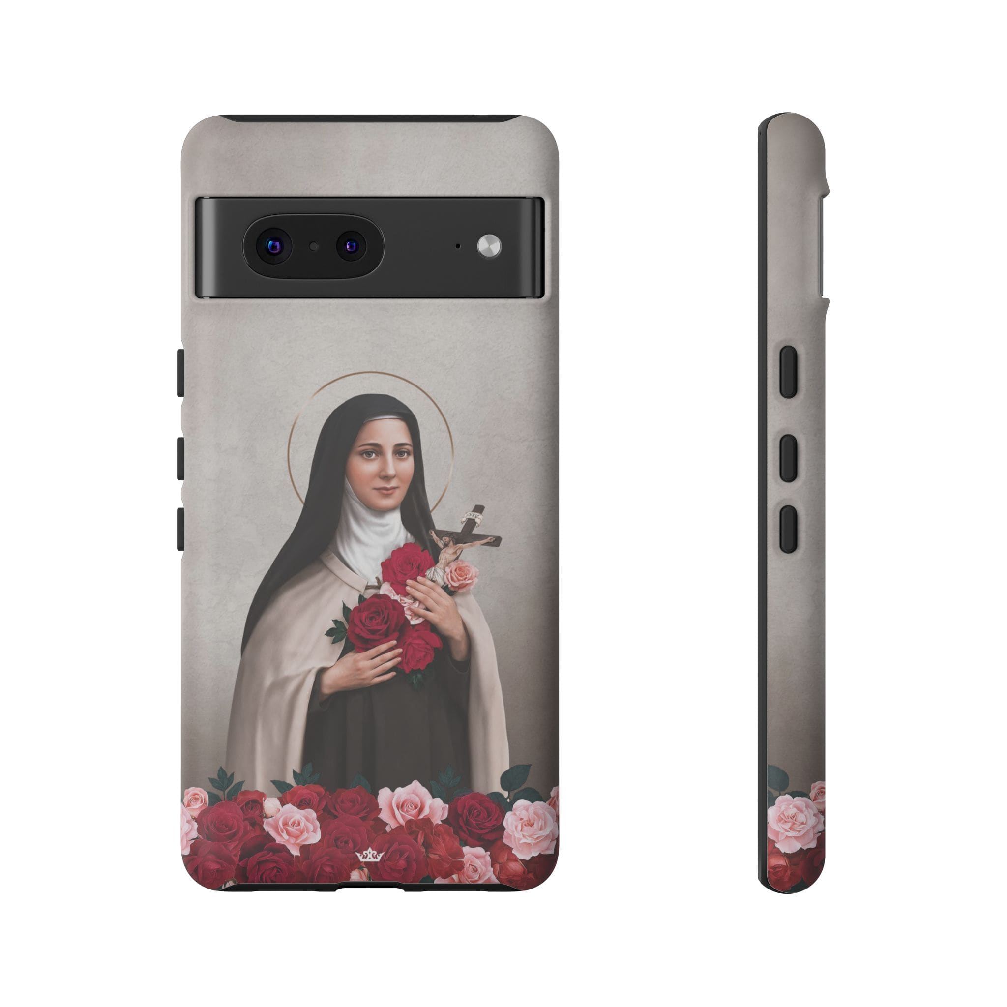 St. Therese of Lisieux Hard Phone Case (Light) Copyright VENXARA