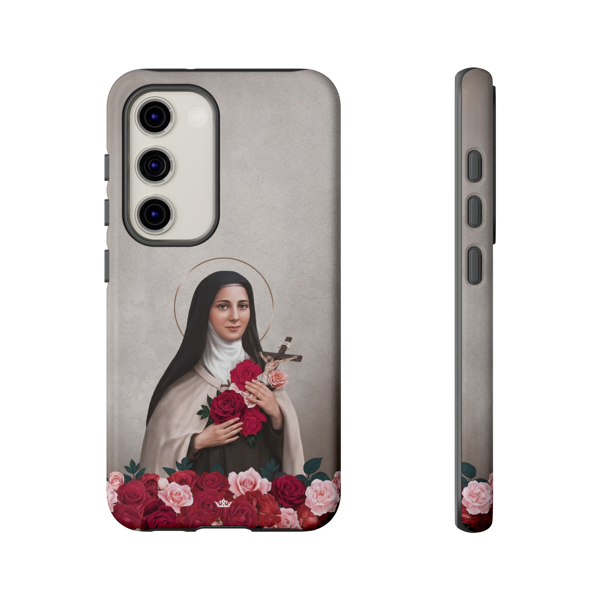 St. Therese of Lisieux Hard Phone Case (Light) Copyright VENXARA