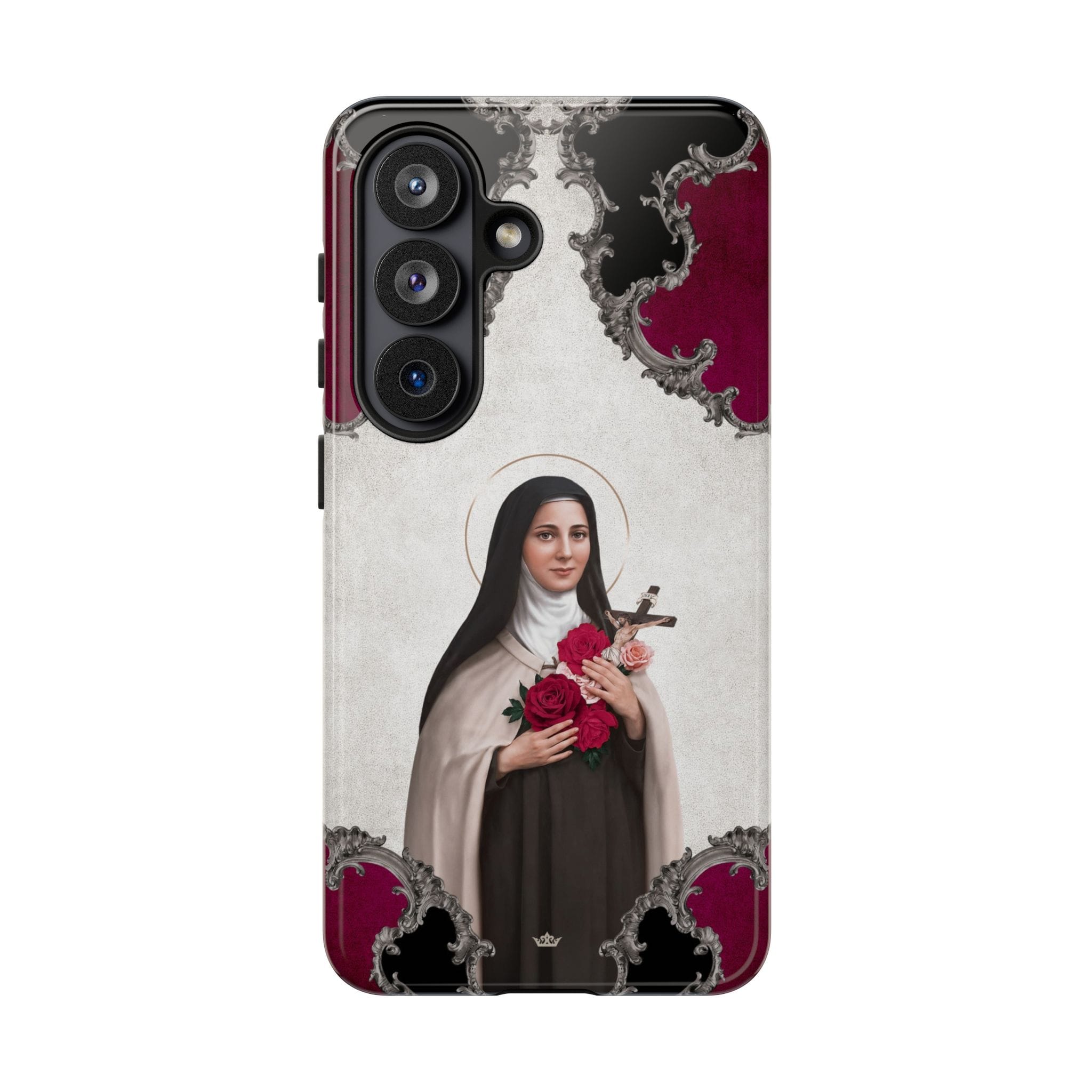 St. Therese of Lisieux Hard Phone Case (Baroque) Copyright VENXARA