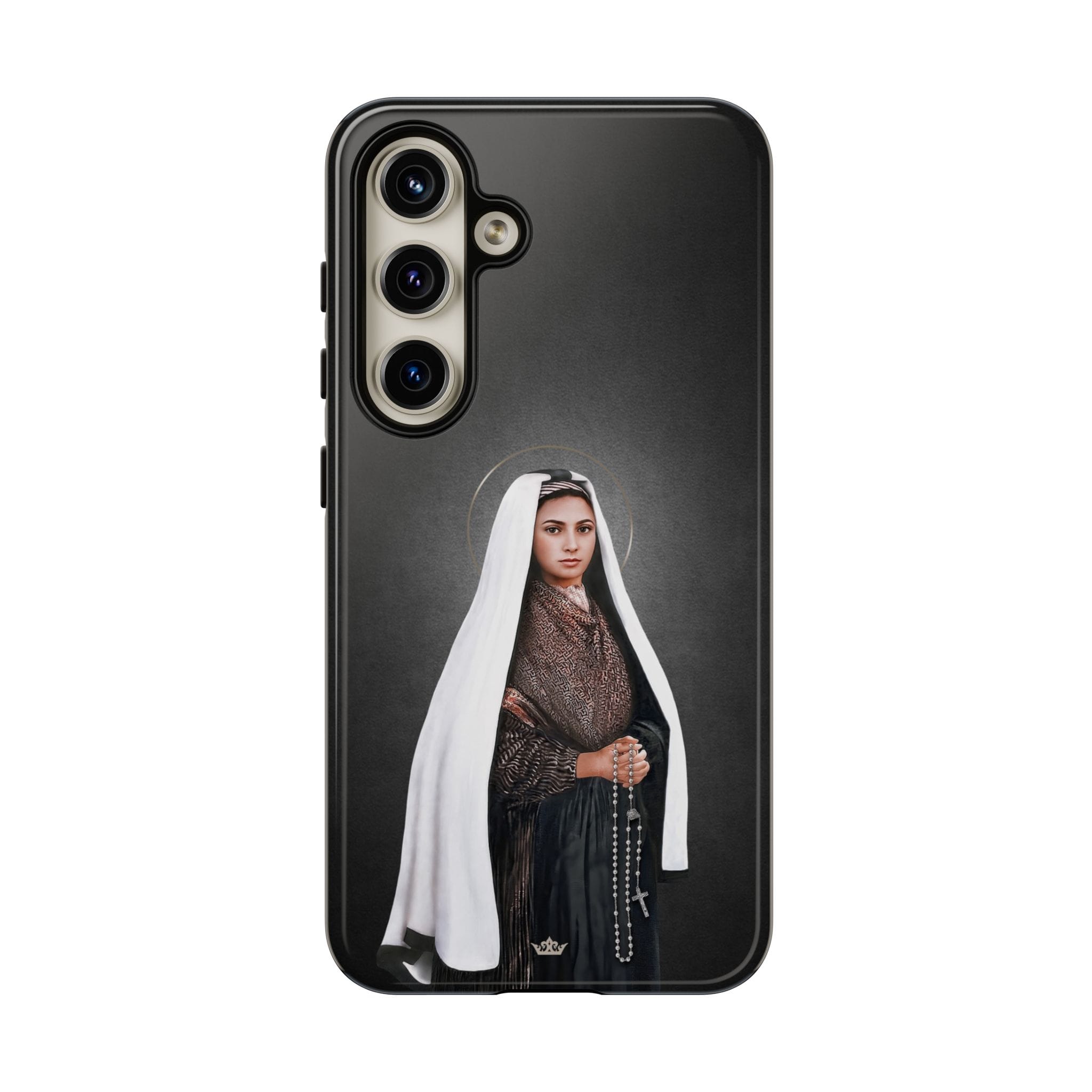 St. Bernadette Hard Phone Case (Dark) Copyright VENXARA
