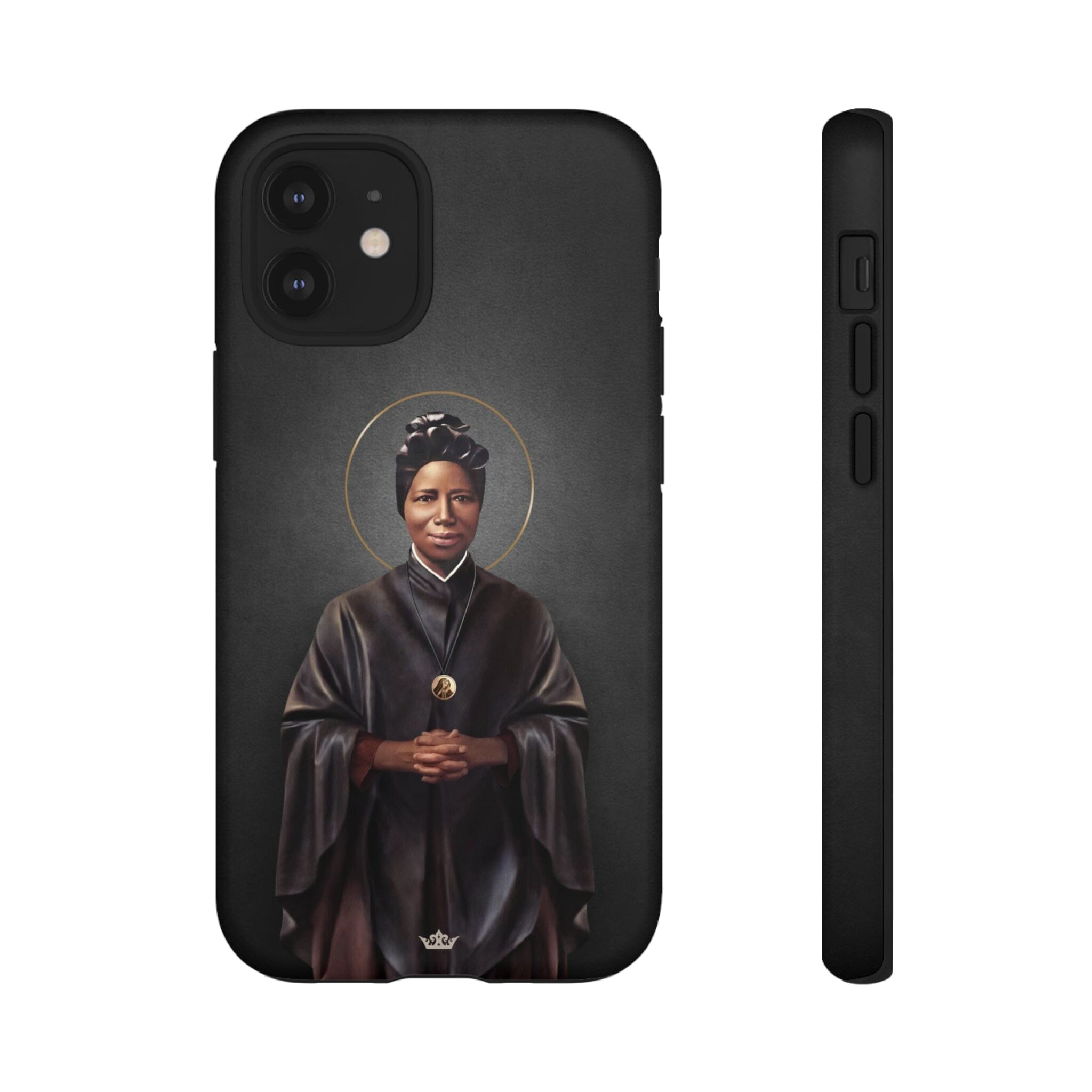 St. Josephine Bakhita Hard Phone Case (Dark)