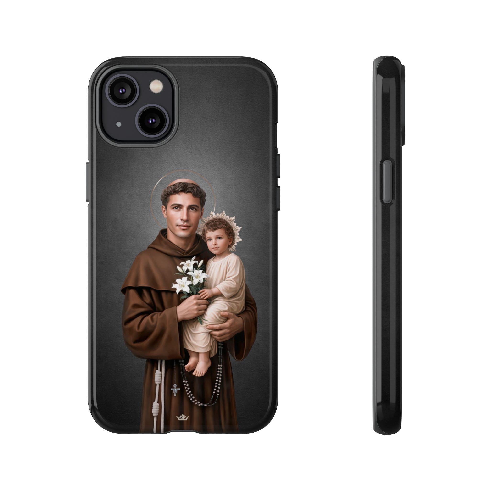 St. Anthony of Padua Hard Phone Case (Dark) Copyright VENXARA