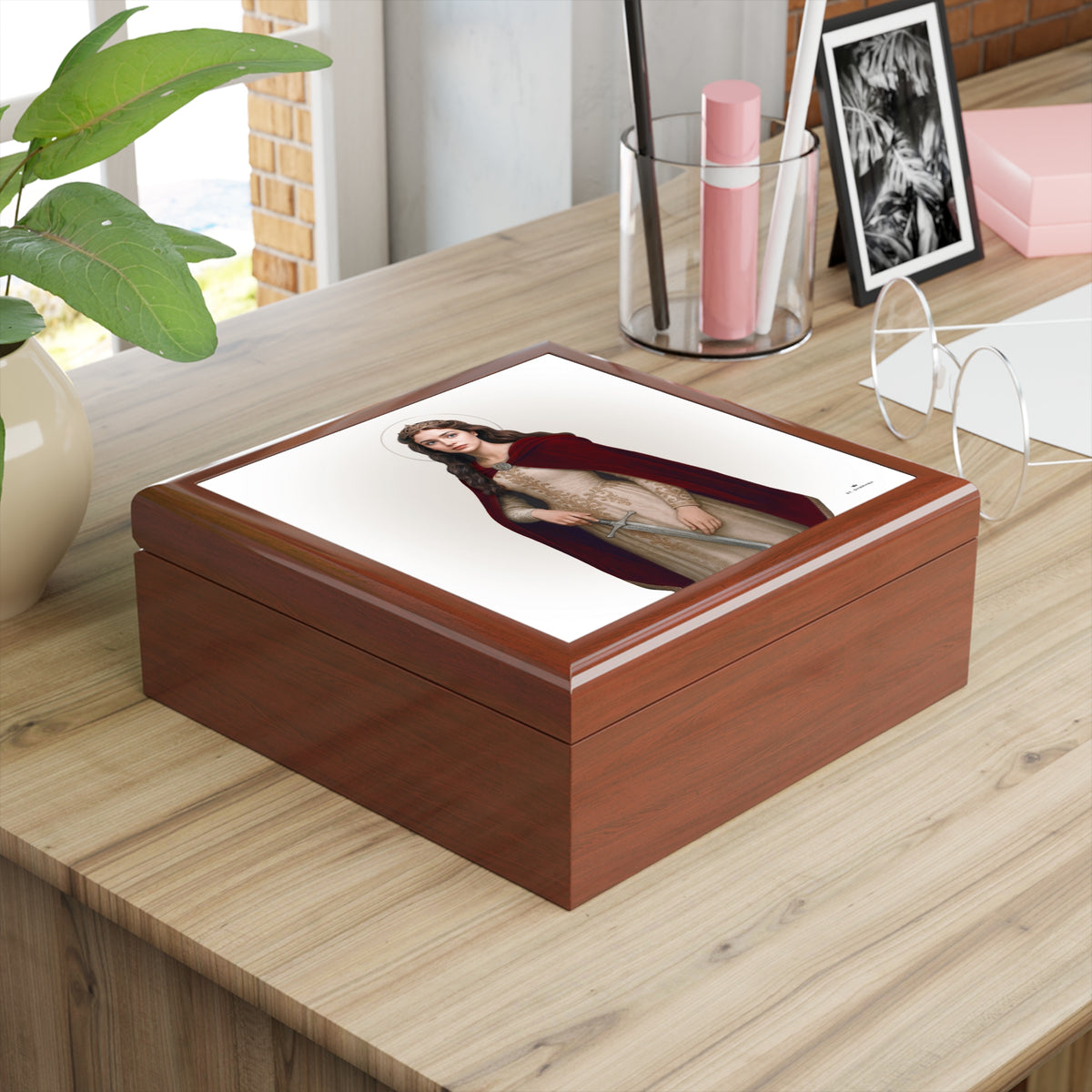 St. Dymphna Keepsake Box