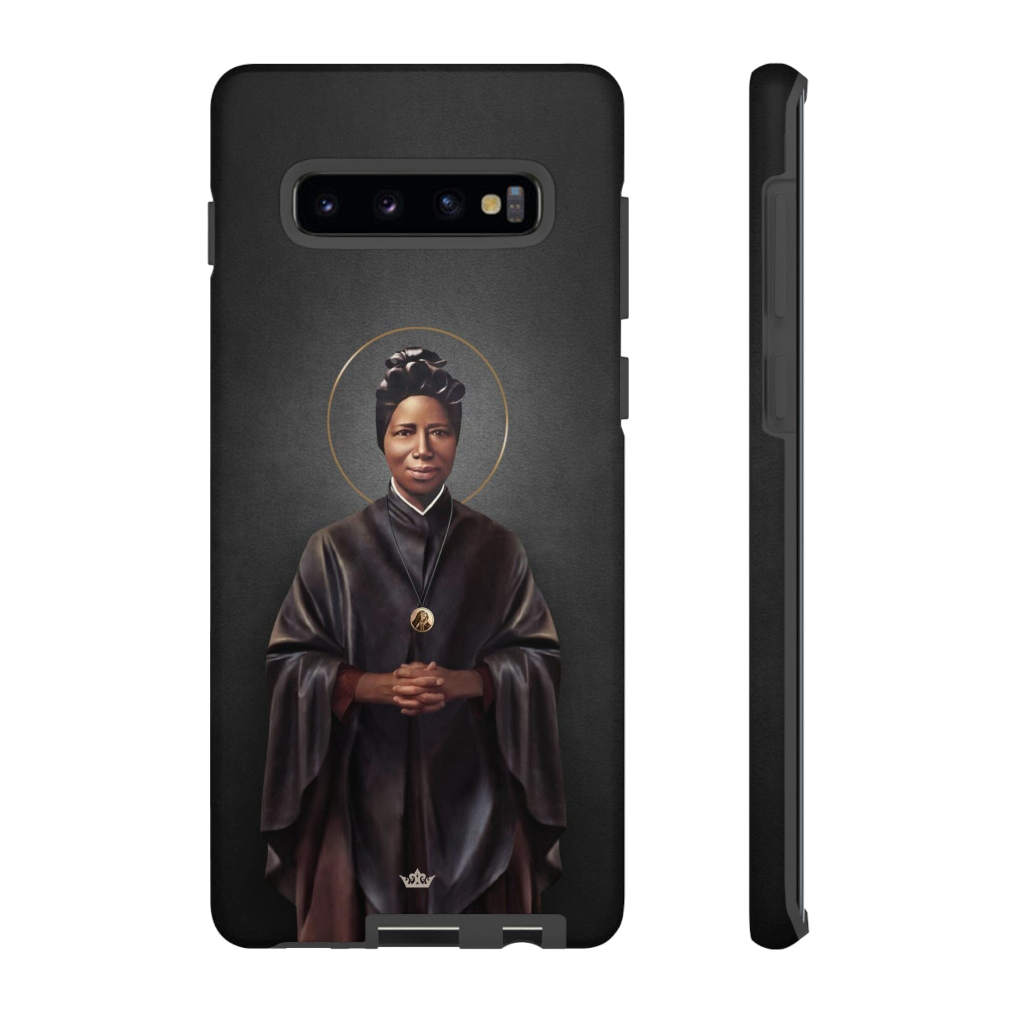 St. Josephine Bakhita Hard Phone Case (Dark)