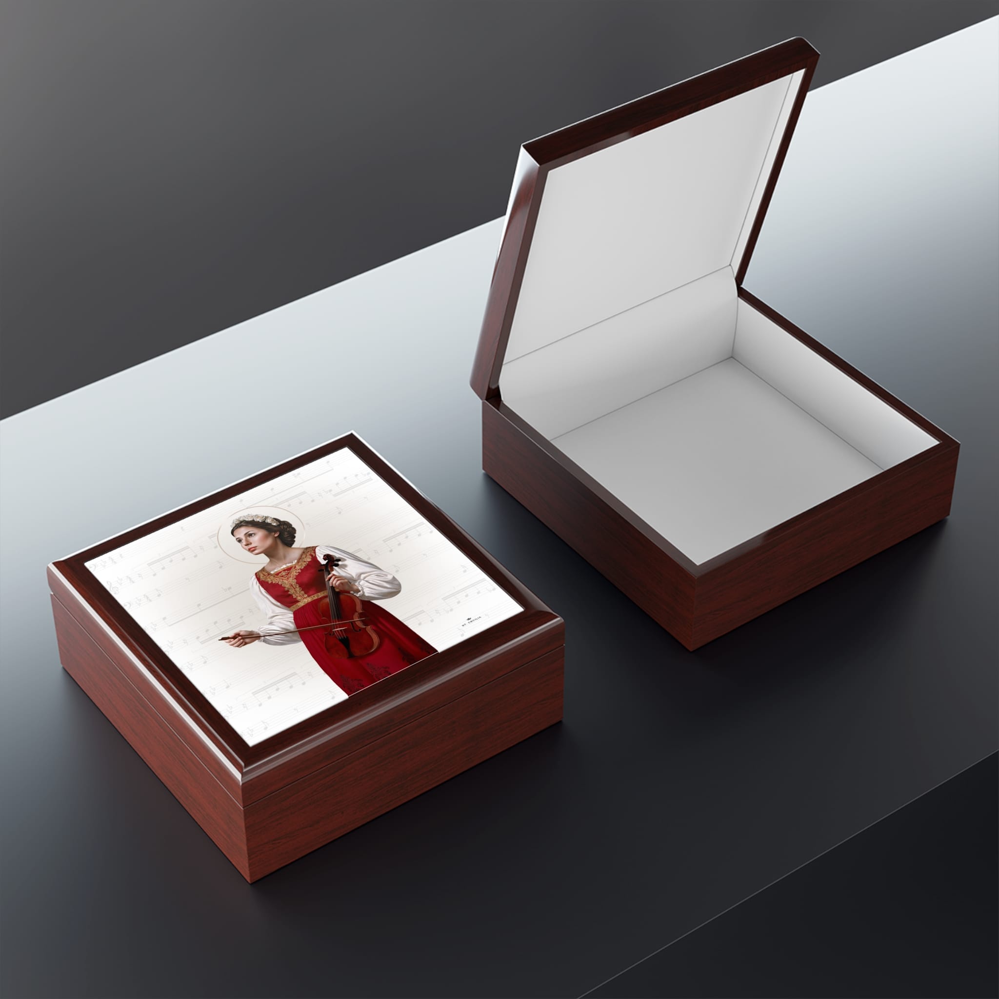 St. Cecilia Keepsake Box Copyright VENXARA