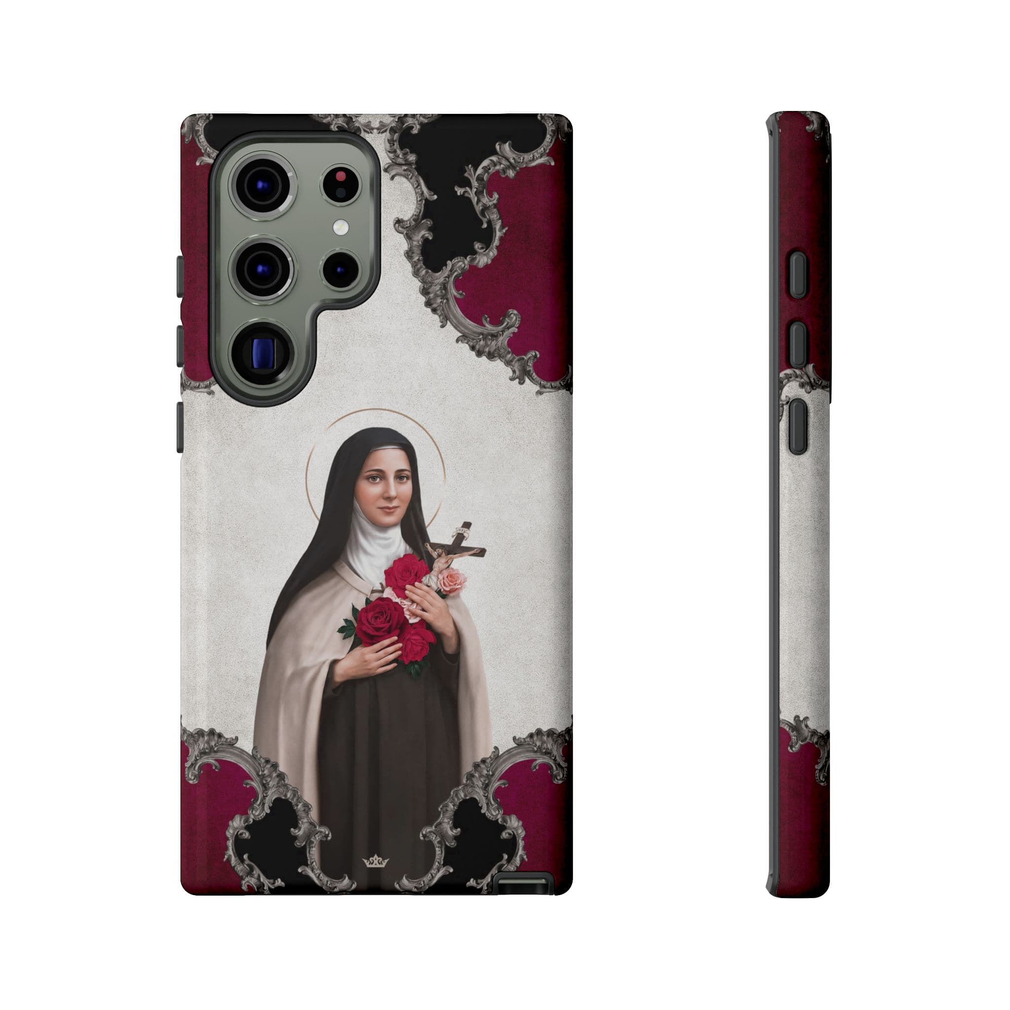 St. Therese of Lisieux Hard Phone Case (Baroque) Copyright VENXARA