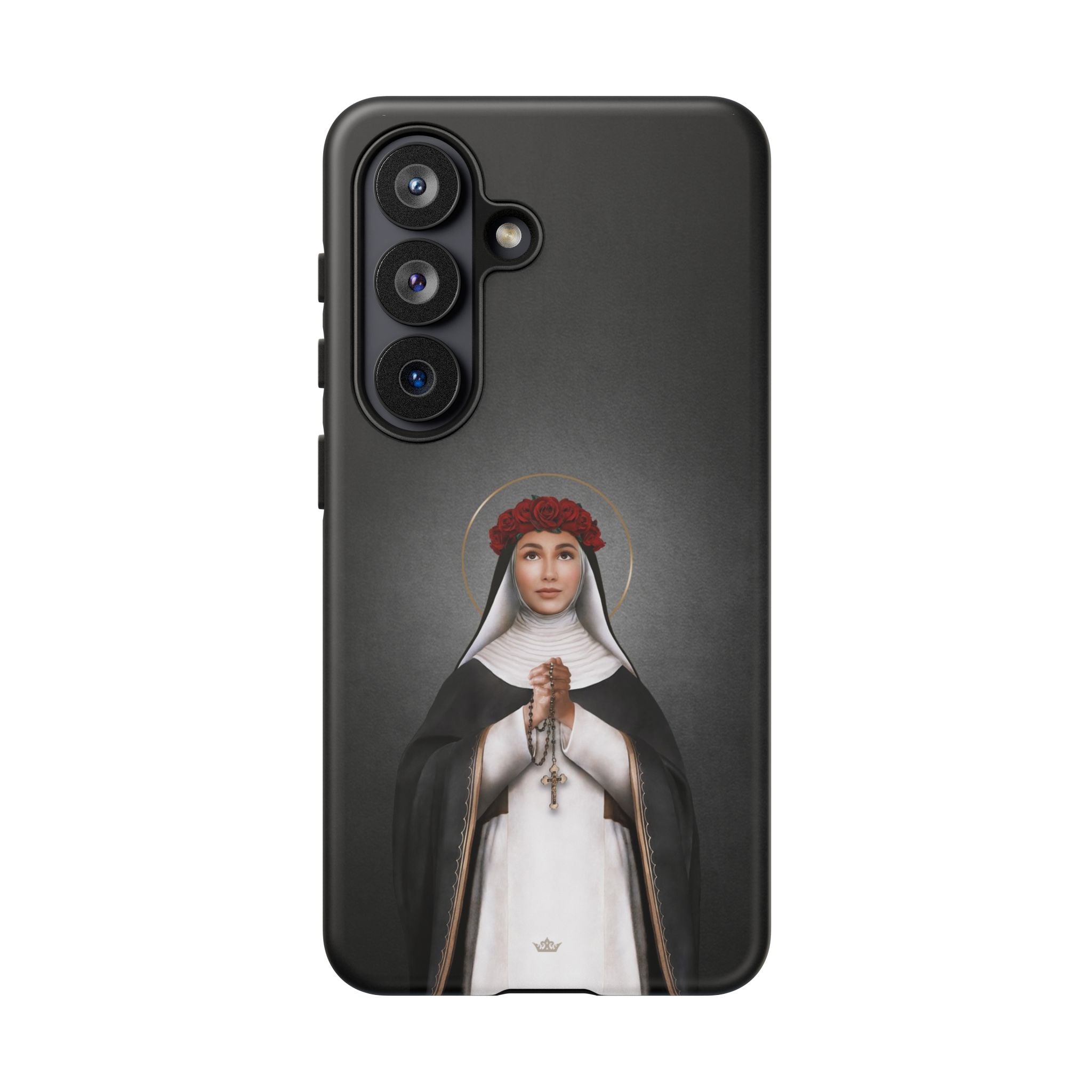 St. Rose of Lima Hard Phone Case (Dark)