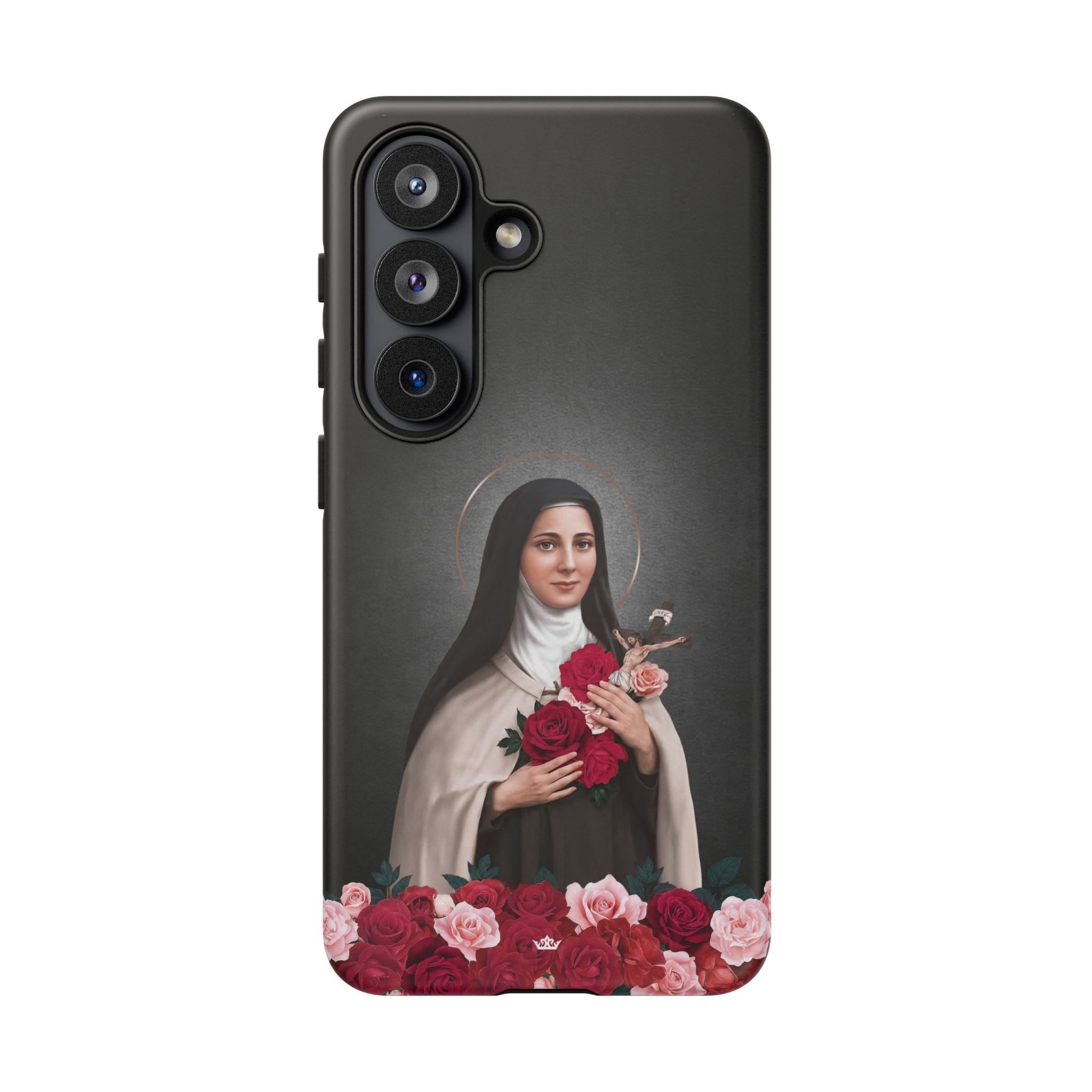 St. Therese of Lisieux Hard Phone Case (Dark) Copyright VENXARA