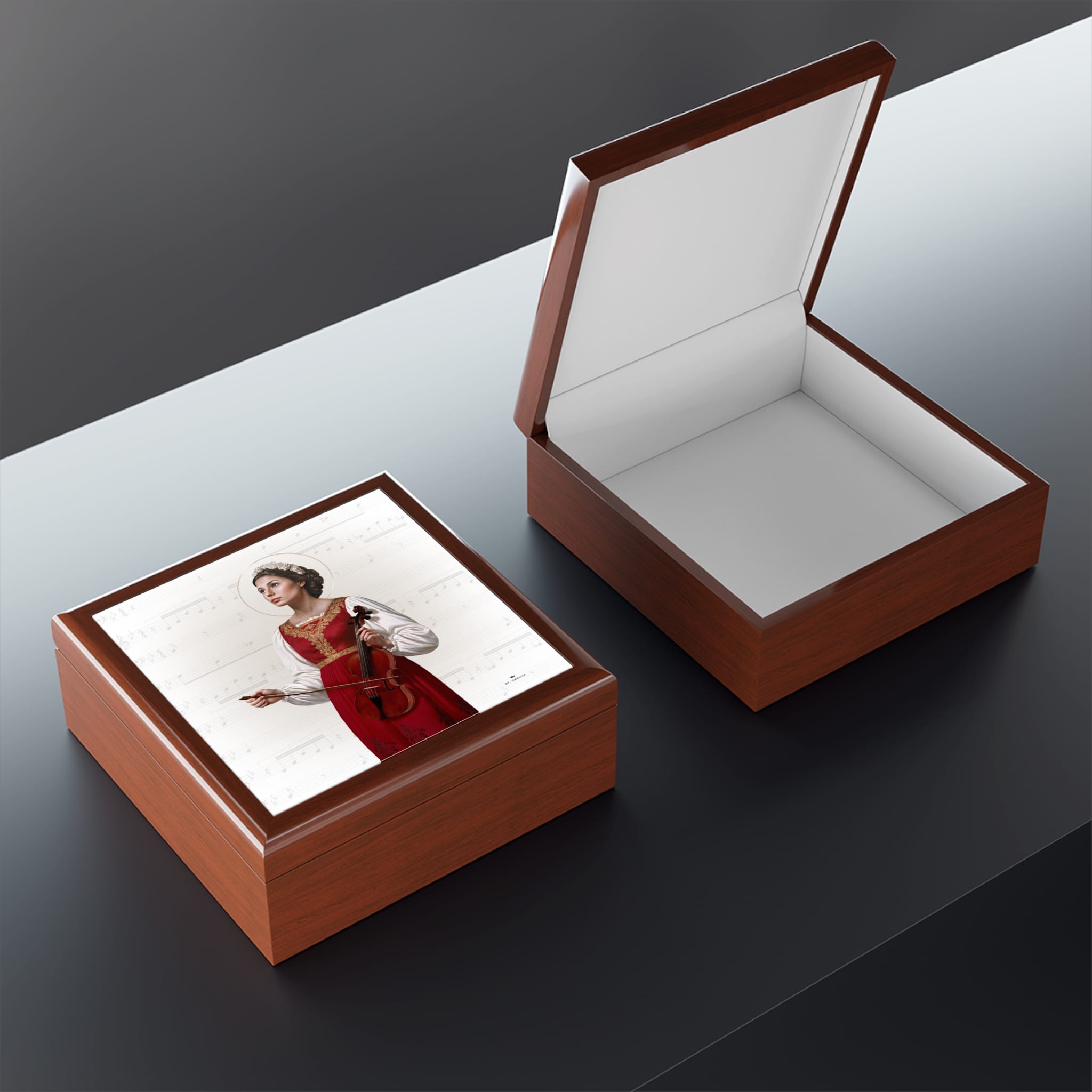 St. Cecilia Keepsake Box Copyright VENXARA
