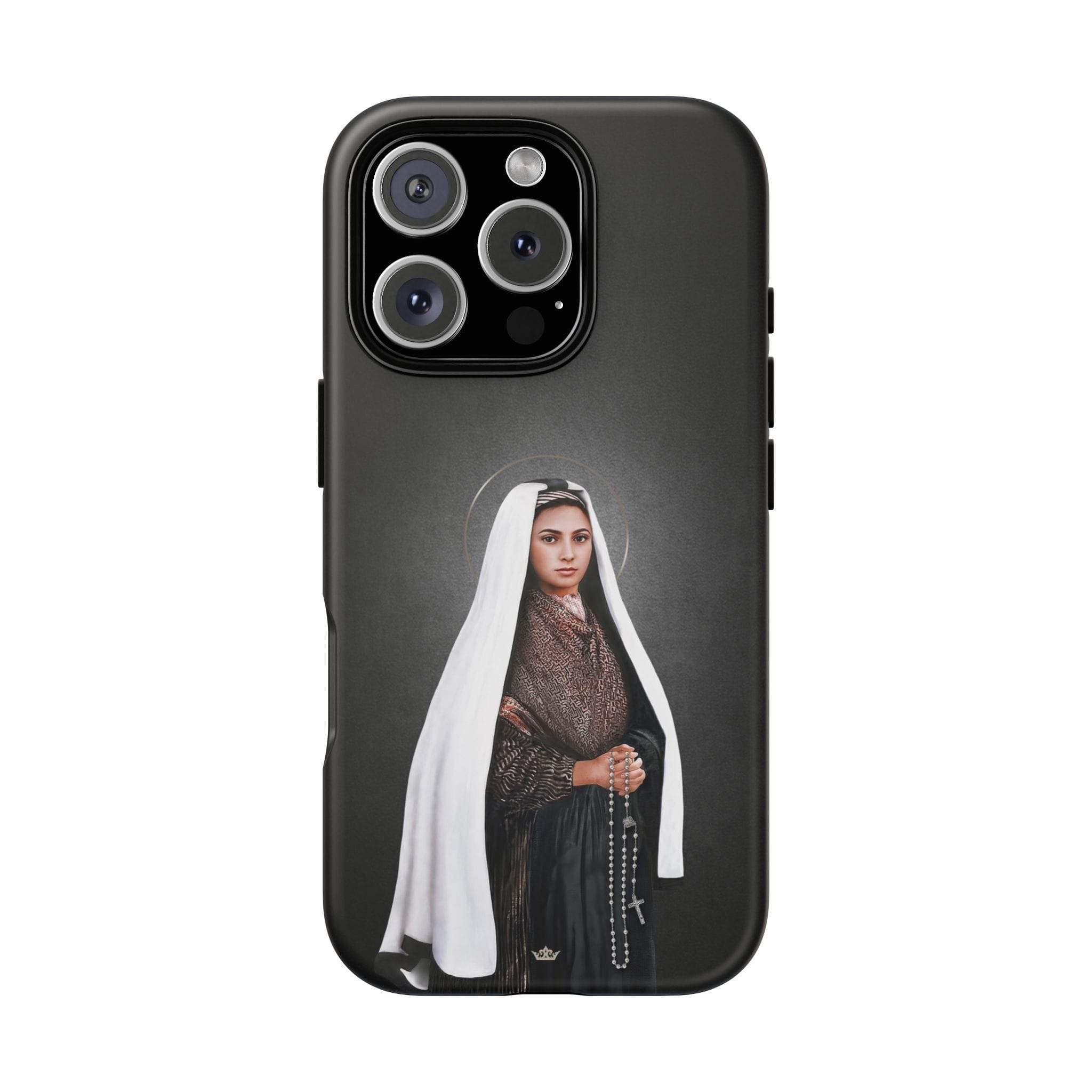 St. Bernadette Hard Phone Case (Dark) Copyright VENXARA