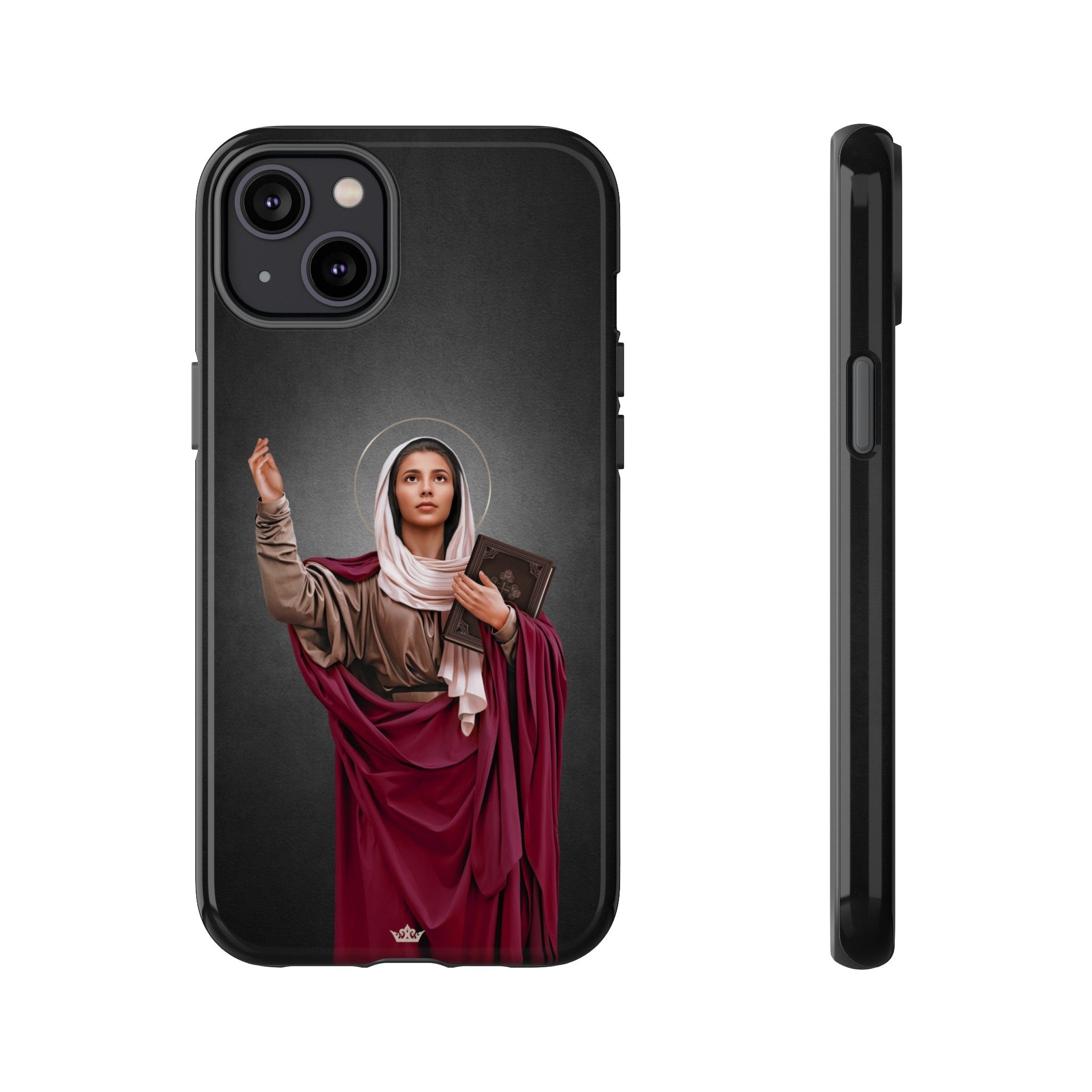 St. Monica Hard Phone Case (Dark)