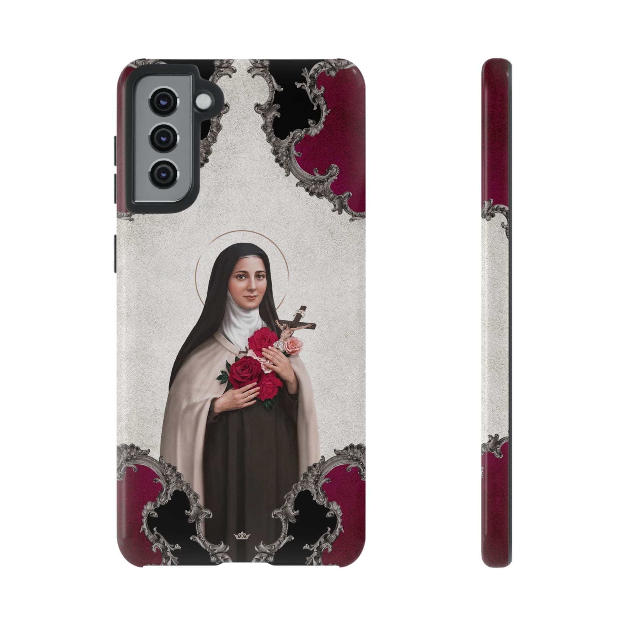 St. Therese of Lisieux Hard Phone Case (Baroque) Copyright VENXARA