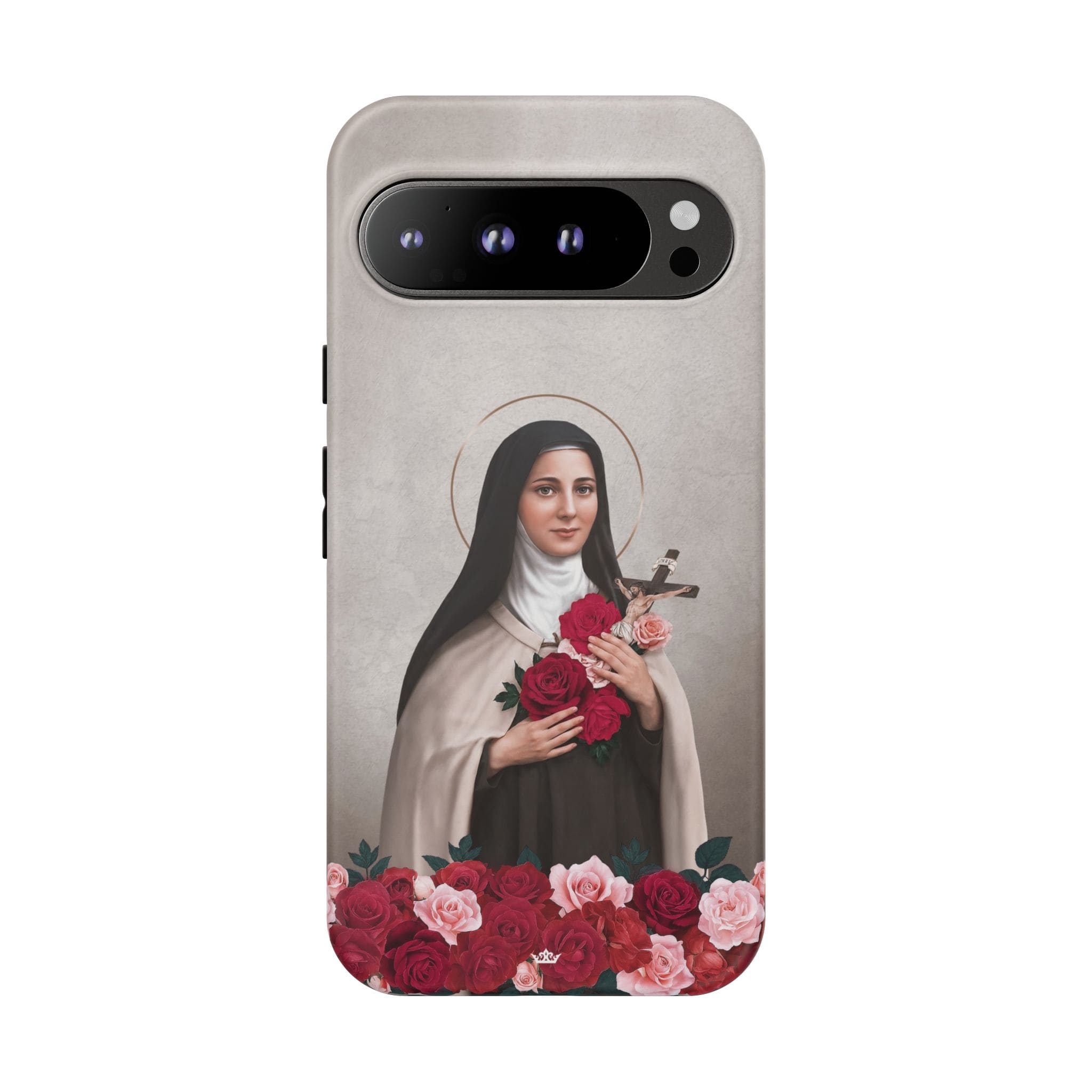 St. Therese of Lisieux Hard Phone Case (Light) Copyright VENXARA