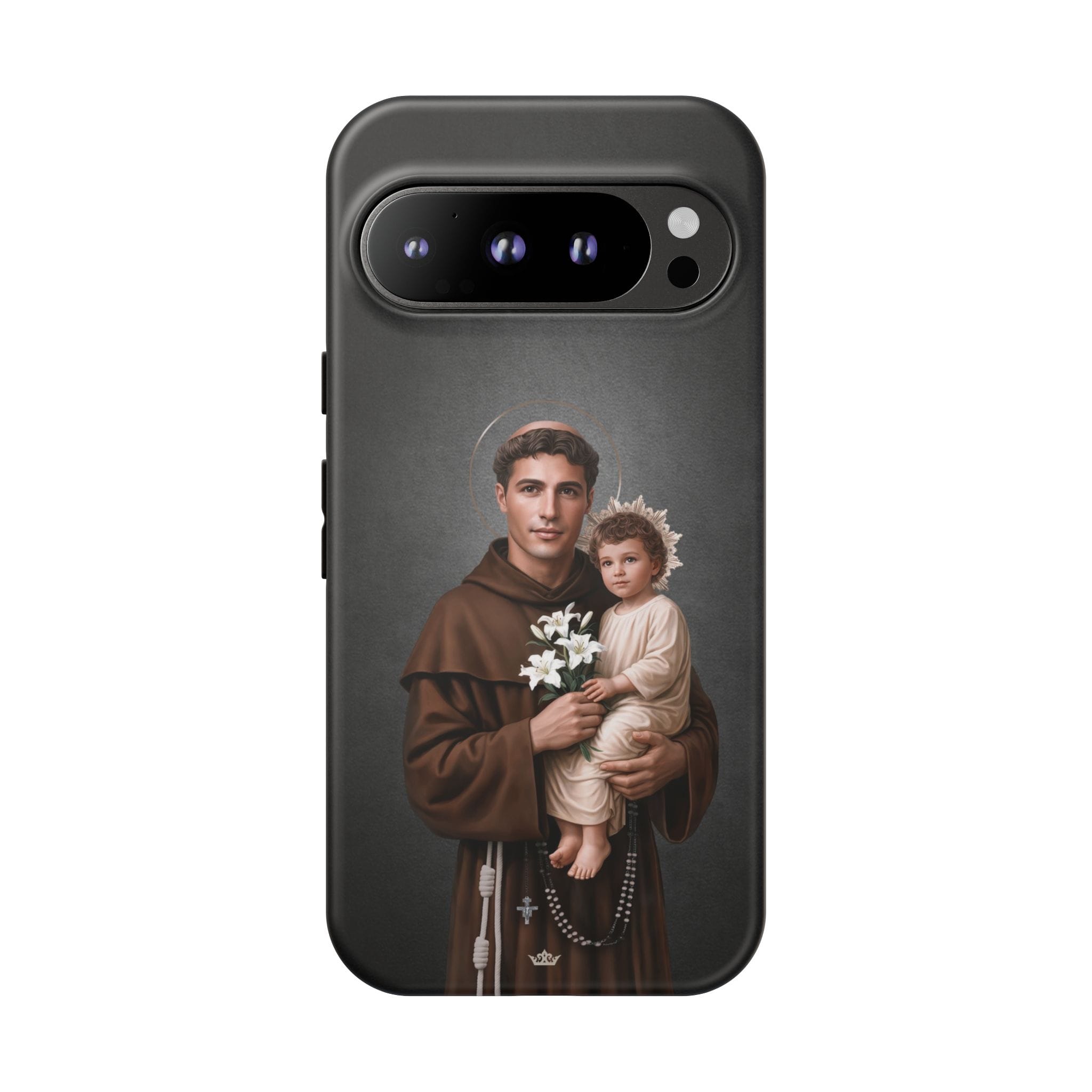 St. Anthony of Padua Hard Phone Case (Dark) Copyright VENXARA