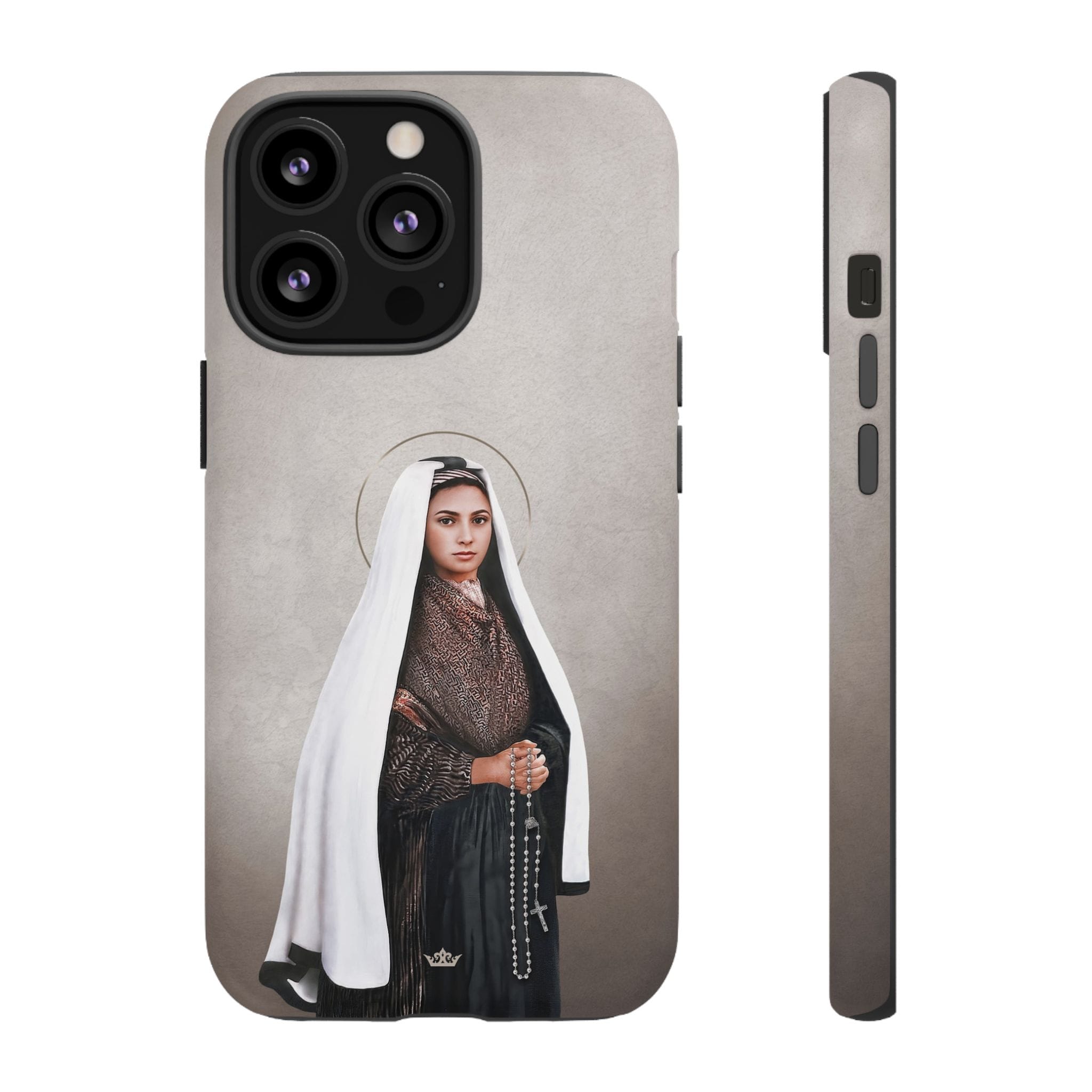 St. Bernadette Hard Phone Case (Light) Copyright VENXARA