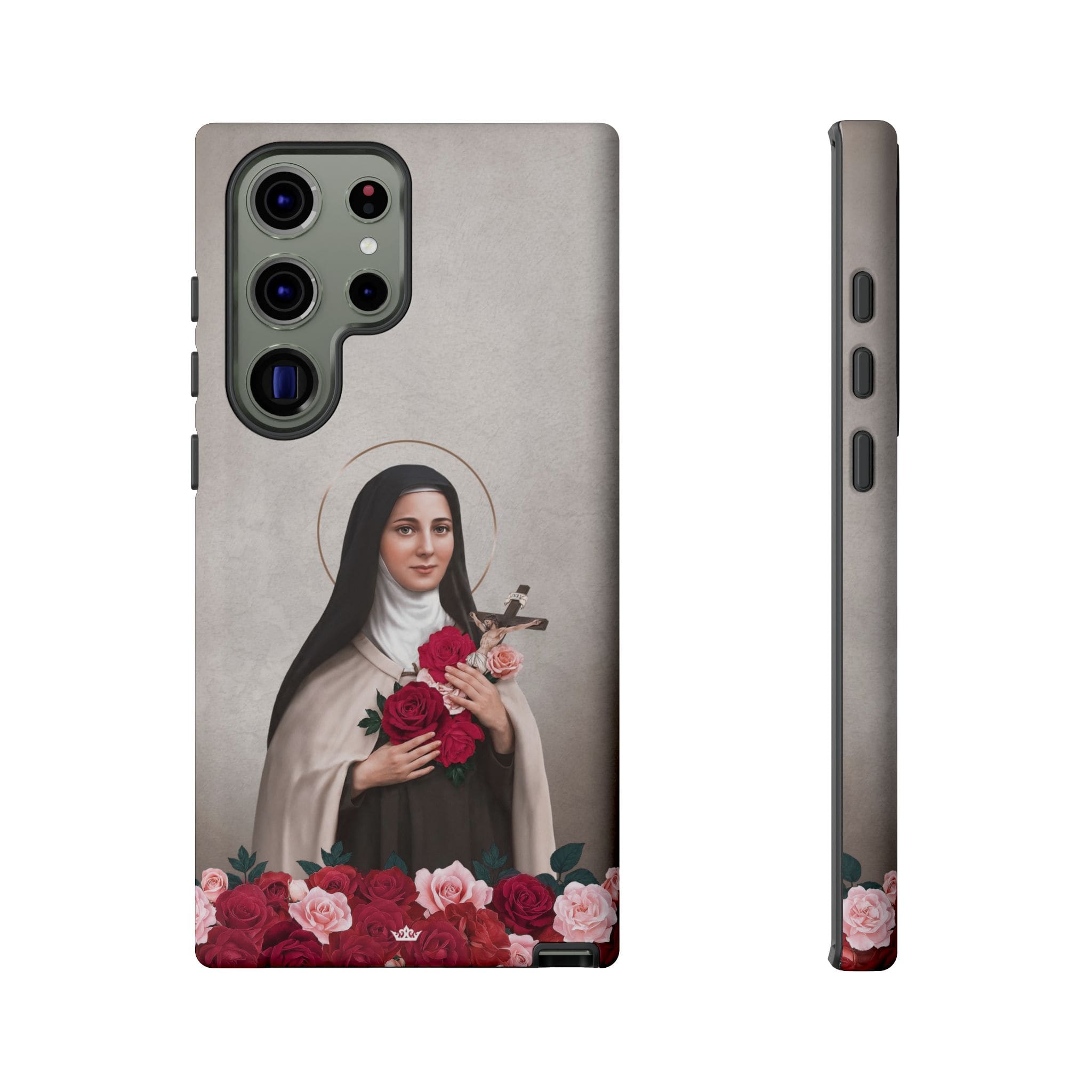 St. Therese of Lisieux Hard Phone Case (Light) Copyright VENXARA