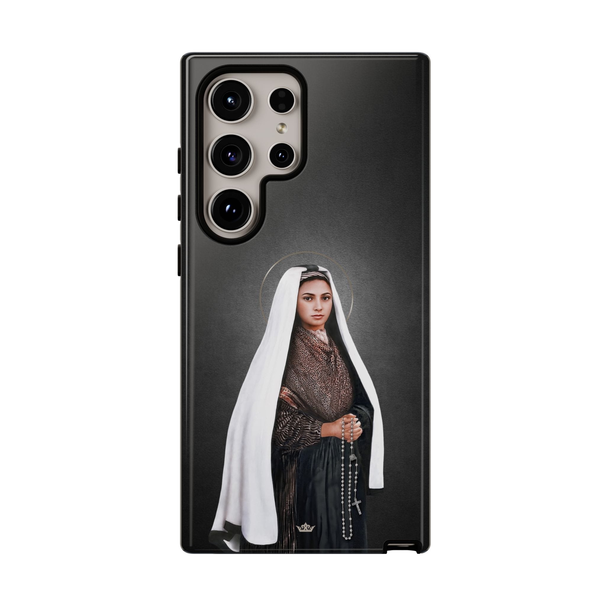 St. Bernadette Hard Phone Case (Dark) Copyright VENXARA