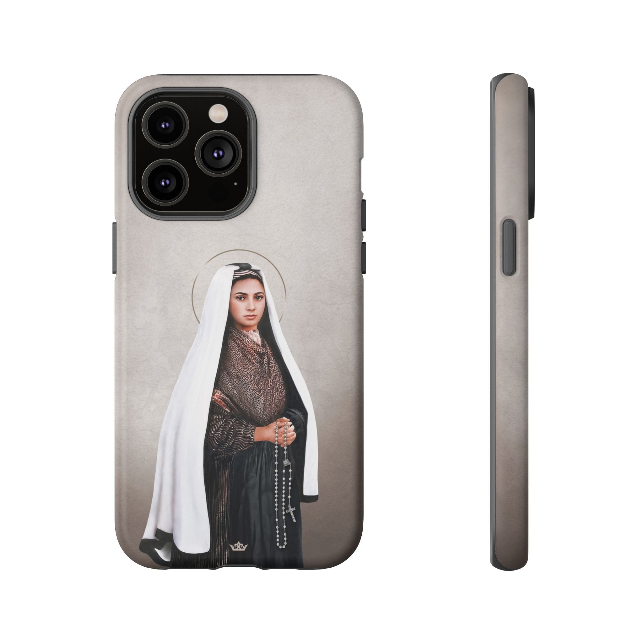 St. Bernadette Hard Phone Case (Light) Copyright VENXARA