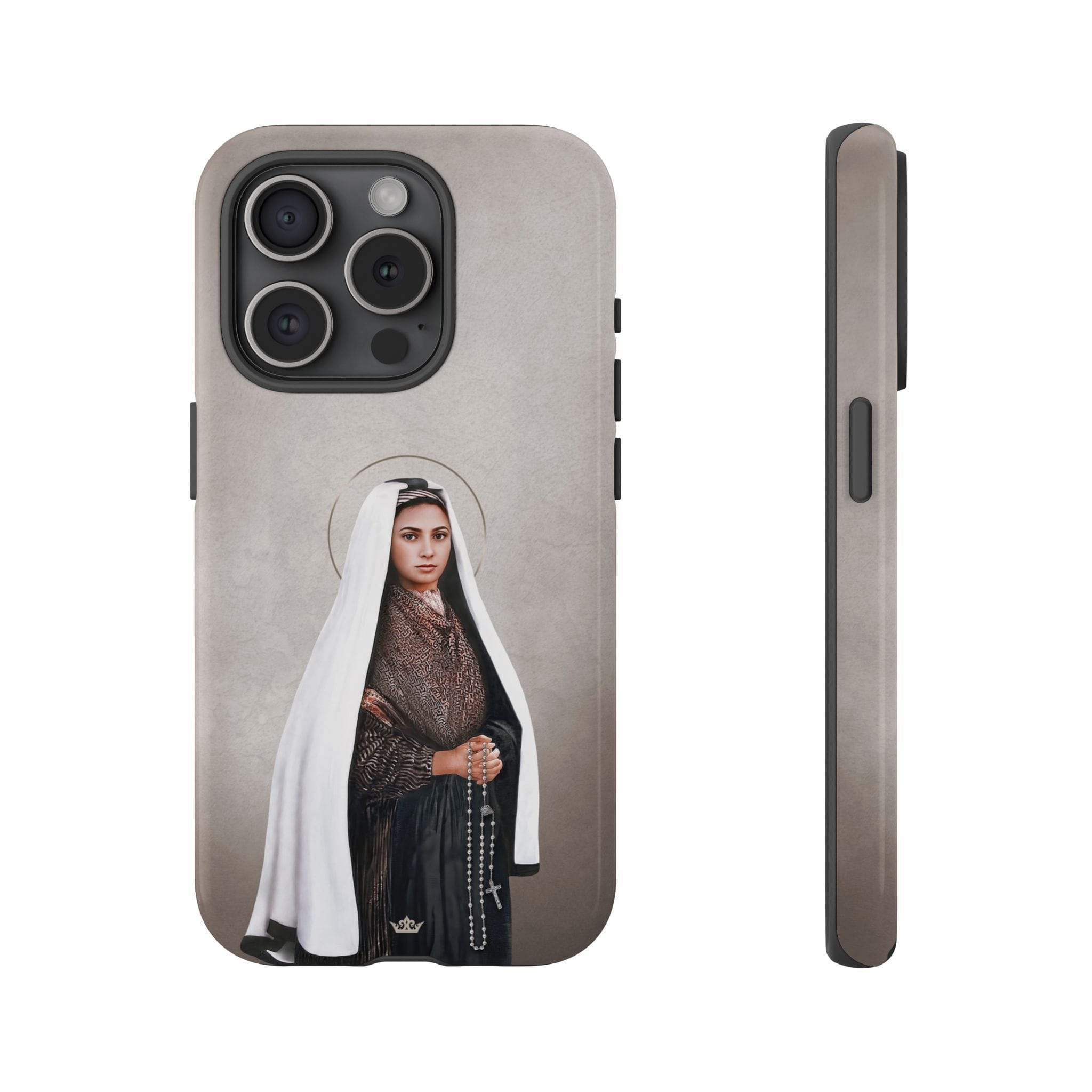 St. Bernadette Hard Phone Case (Light) Copyright VENXARA