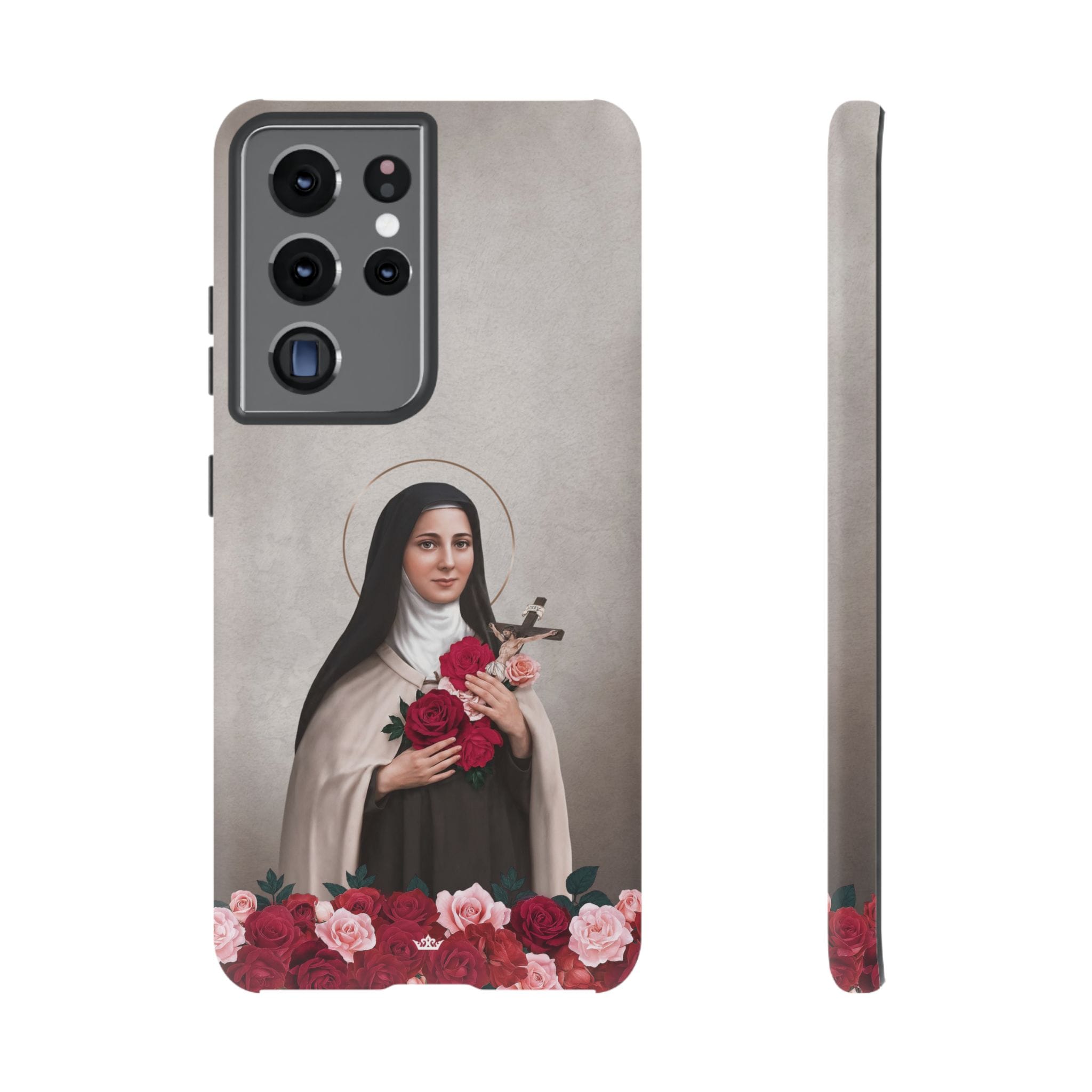 St. Therese of Lisieux Hard Phone Case (Light) Copyright VENXARA