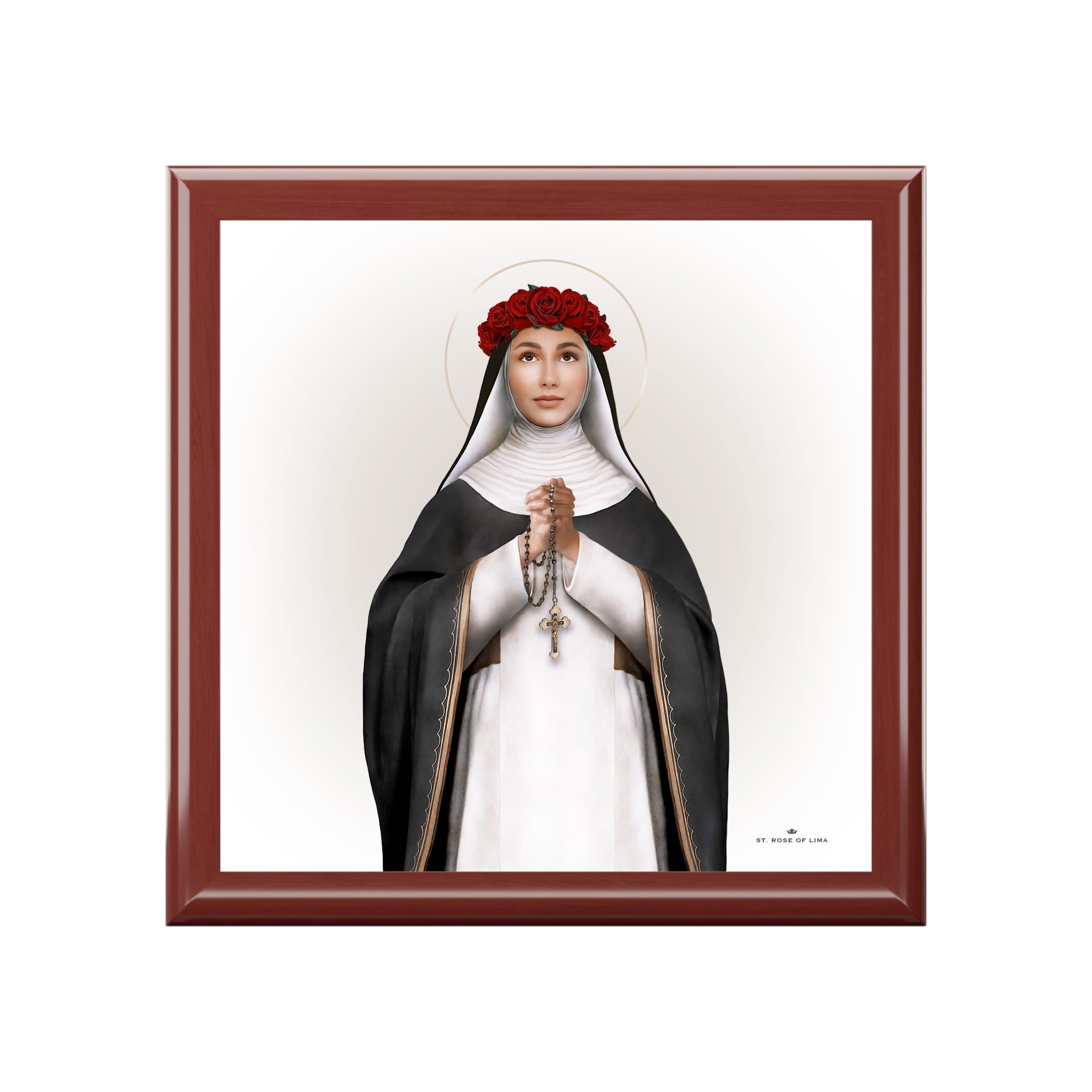 St. Rose of Lima Keepsake Box Copyright VENXARA