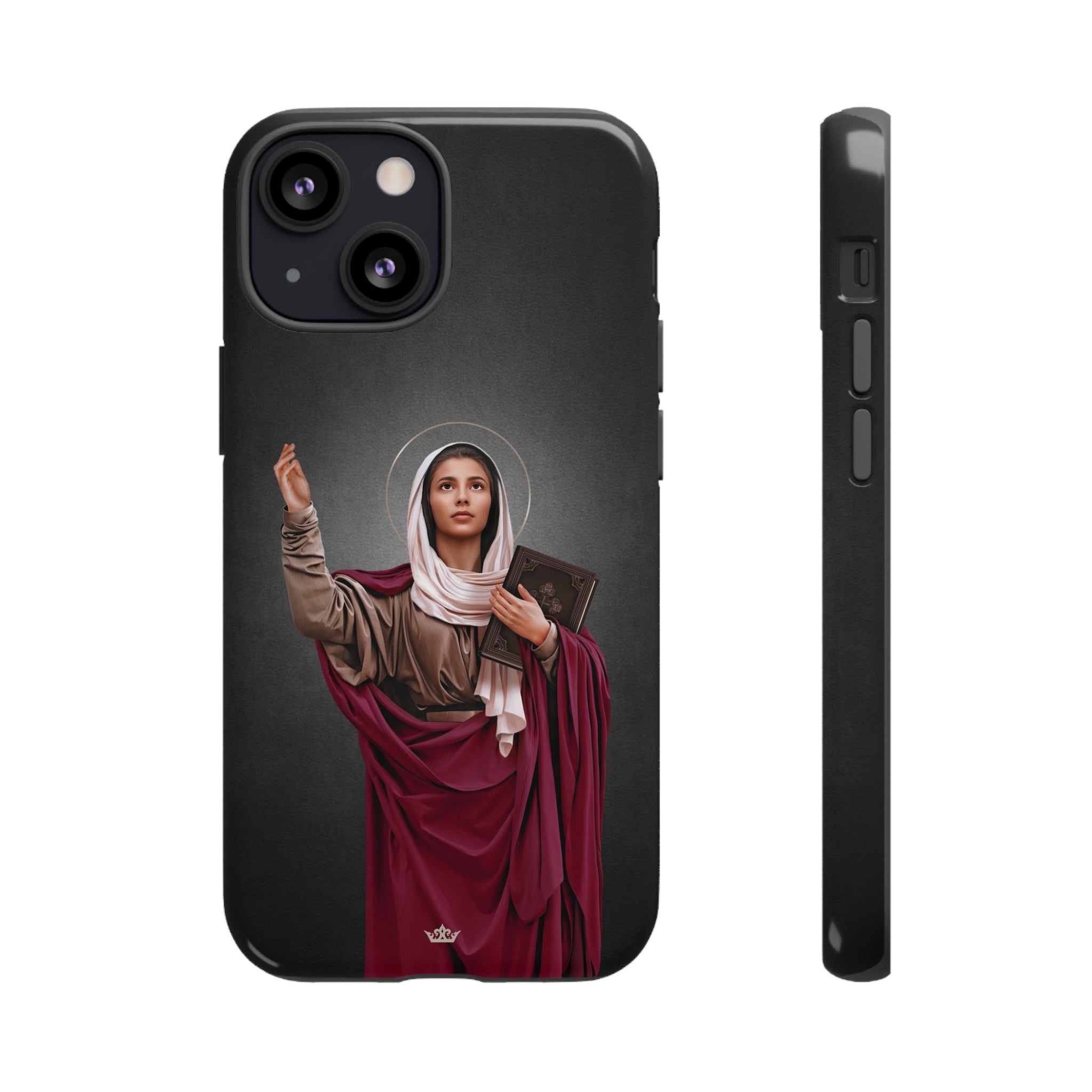 St. Monica Hard Phone Case (Dark)