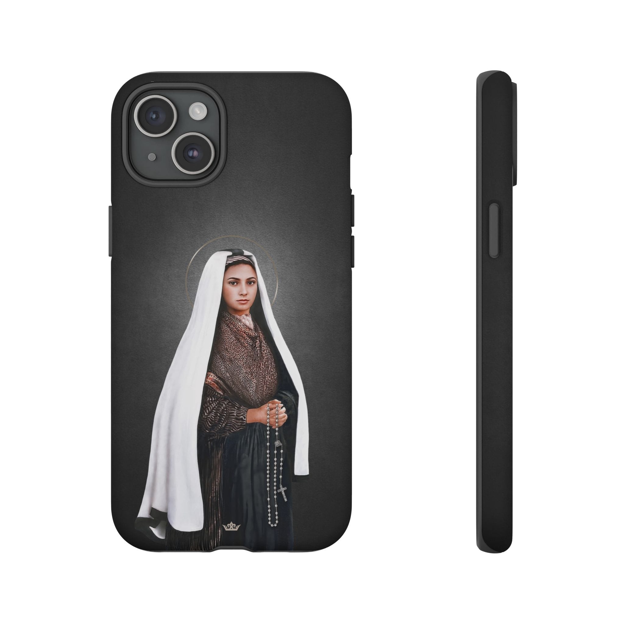 St. Bernadette Hard Phone Case (Dark) Copyright VENXARA